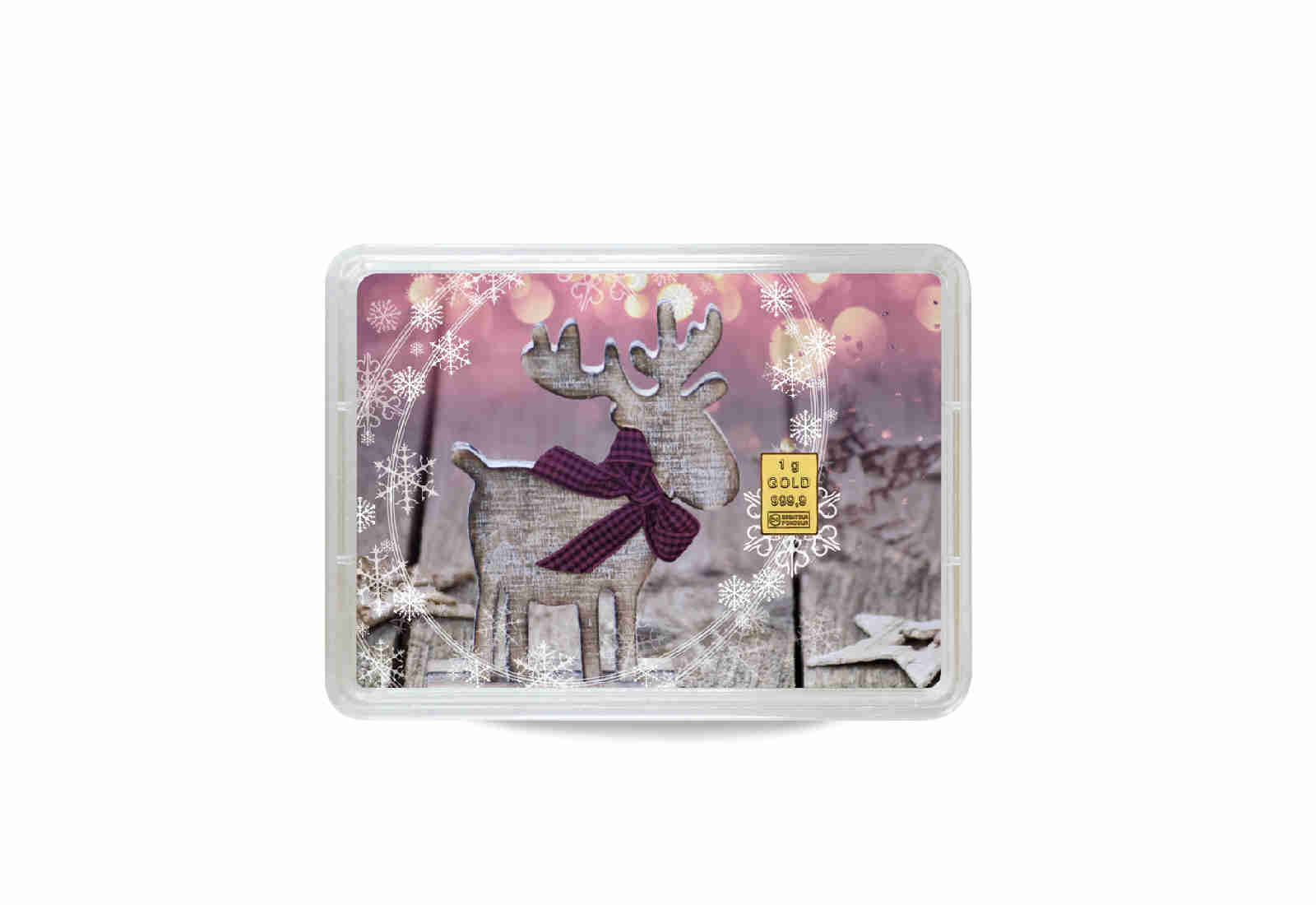 Goldbarren 1 g Weihnachten Frohes Fest