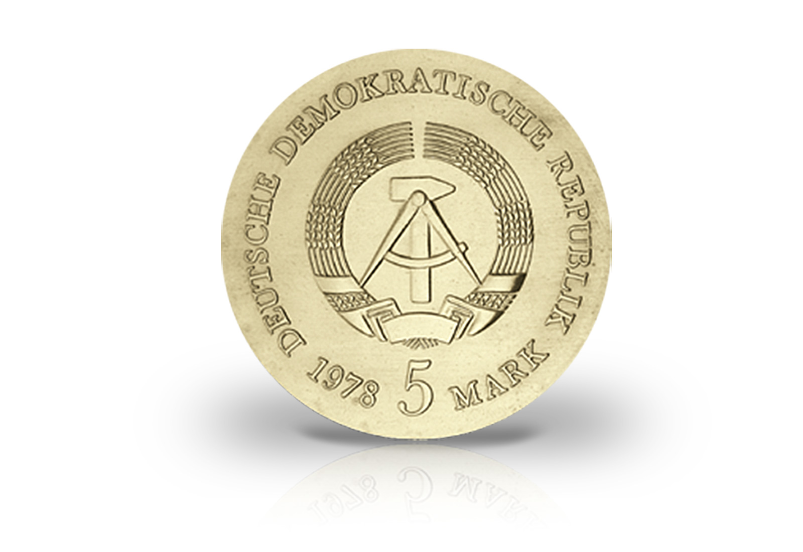 5 Mark Gedenkmünze 1978 DDR Friedrich Gottlieb Klopstock Jaeger-Nr. 1566