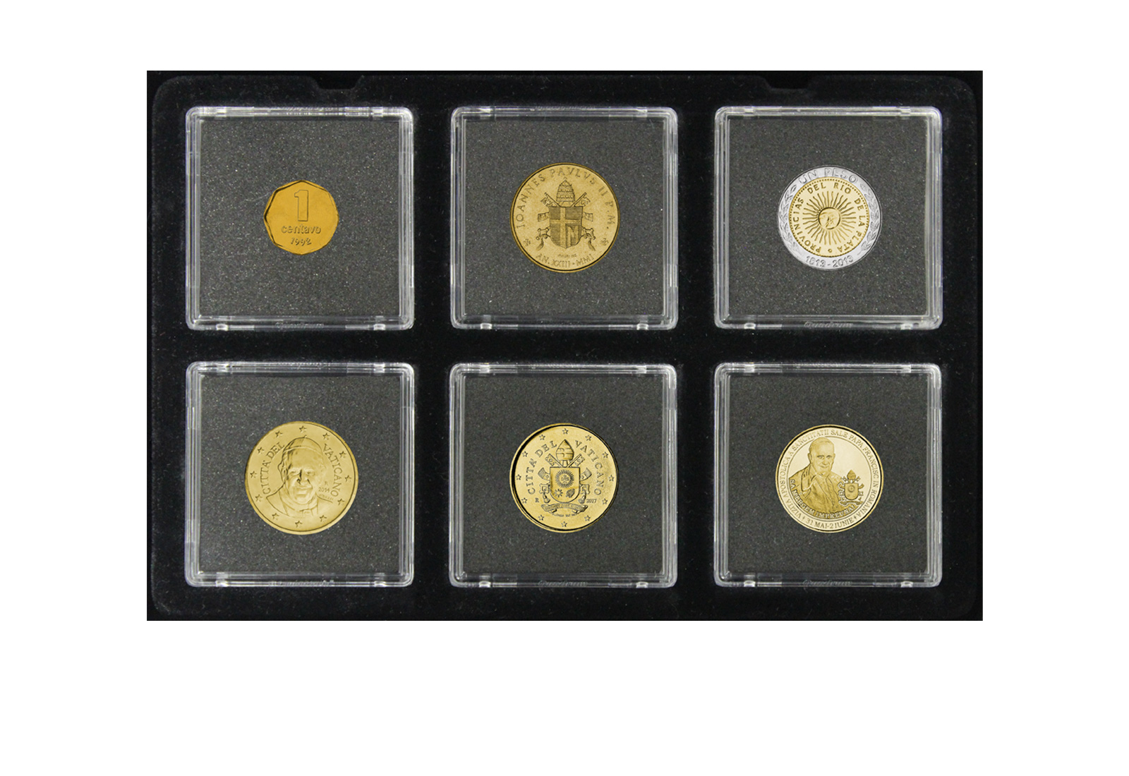 Papst Franziskus Kollektion 6er Set inkl. Kassette