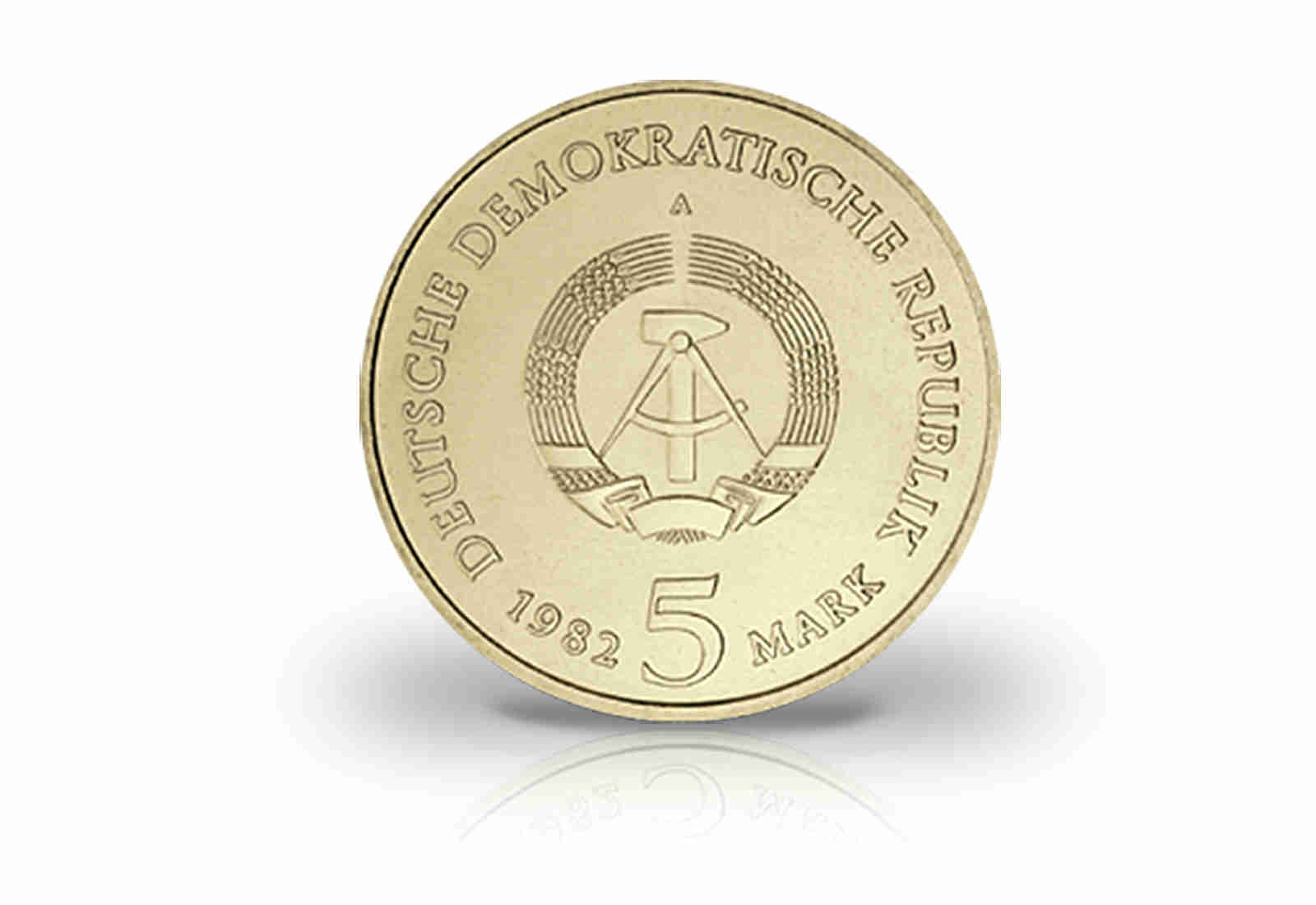 5 Mark Gedenkmünze 1982 Wartburg bei Eisenach Jaeger-Nr. 1586