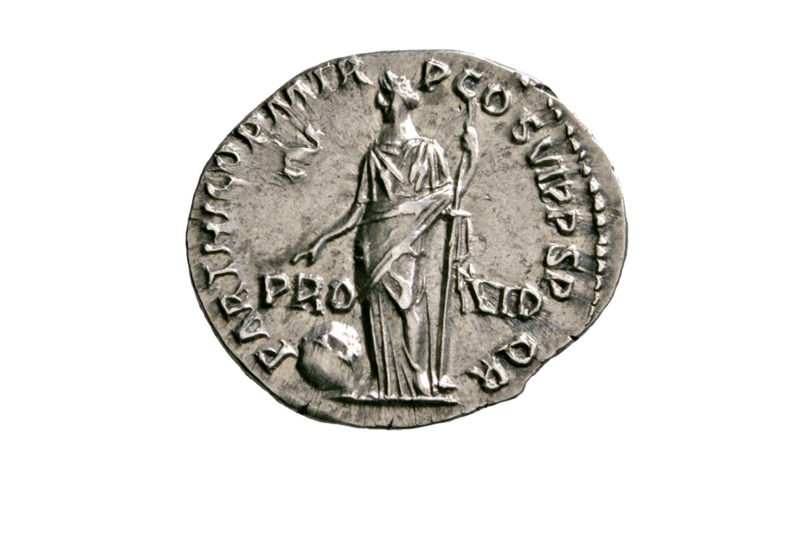 Silber-Denar von Trajan 98-117 n. Chr.