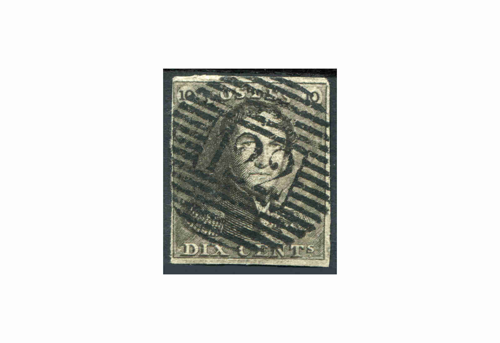 Belgien Leopold I. 1849 Michel-Nr. 1 gestempelt