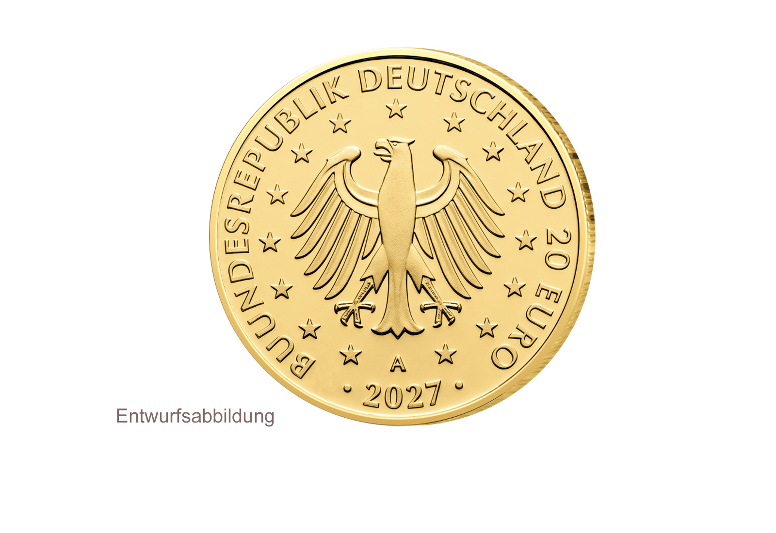 20 Euro 2027 Deutschland Fischotter Serie: Rückkehr der Wildtiere - Prägestätte u. Wahl