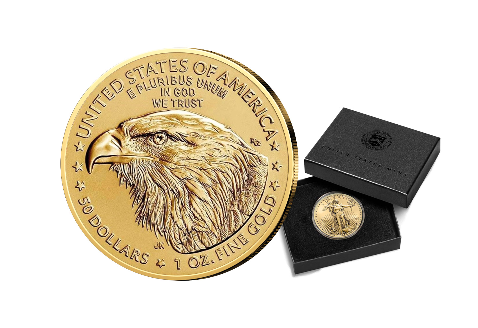 American Eagle 1 oz Gold 2024 USA PP im Etui