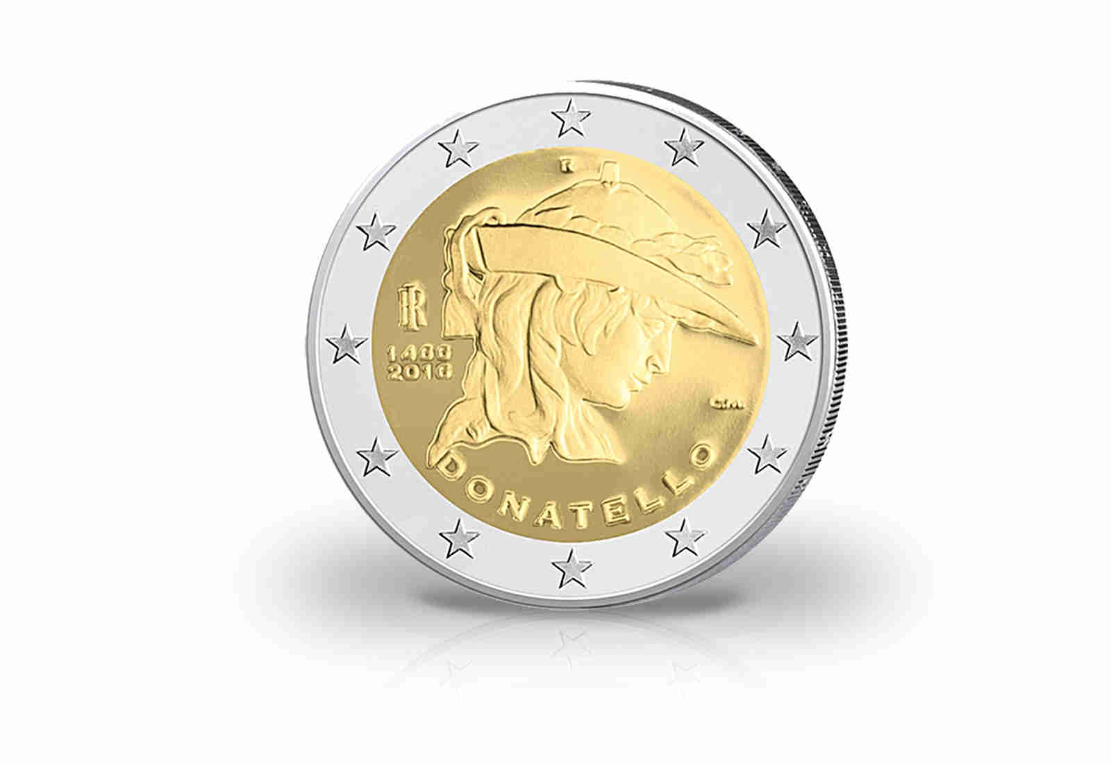2 Euro 2016 Italien 550. Todestag von Donatello