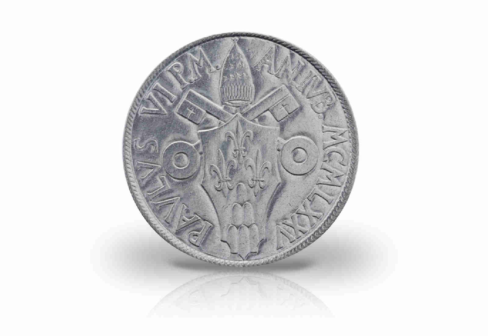 50 Lire 1976 Vatikan Papst Paul VI. Heiliges Jahr