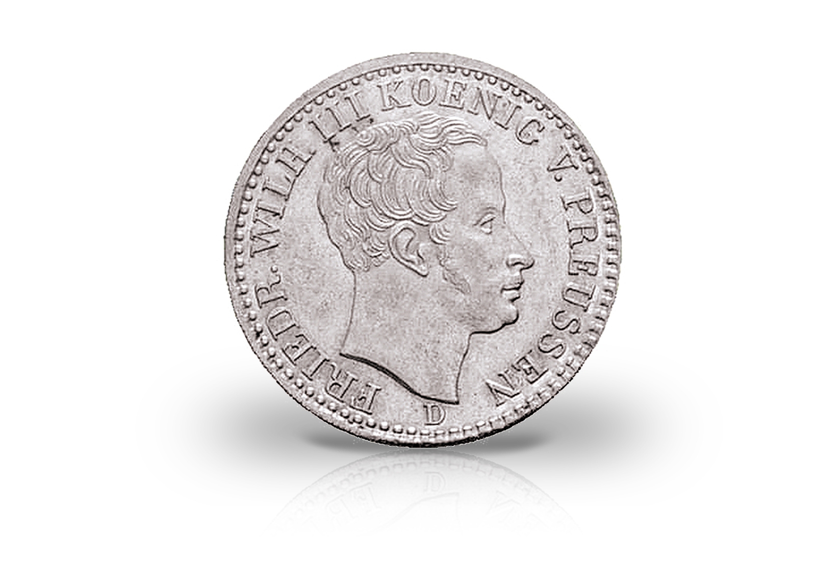 1/6 Taler 1822-1840 Preußen Friedrich Wilhelm III. AKS 26