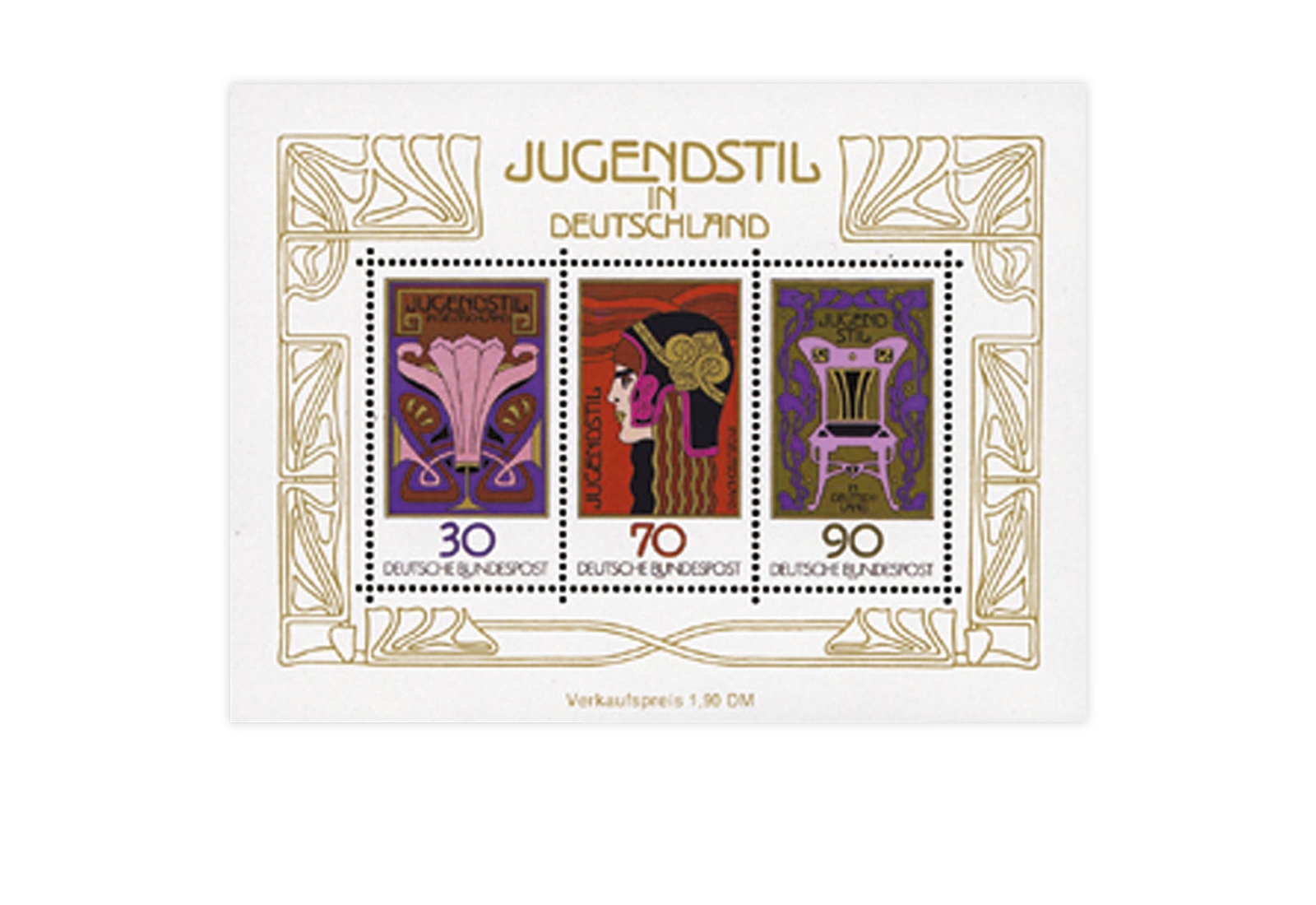 BRD Block 14 gestempelt