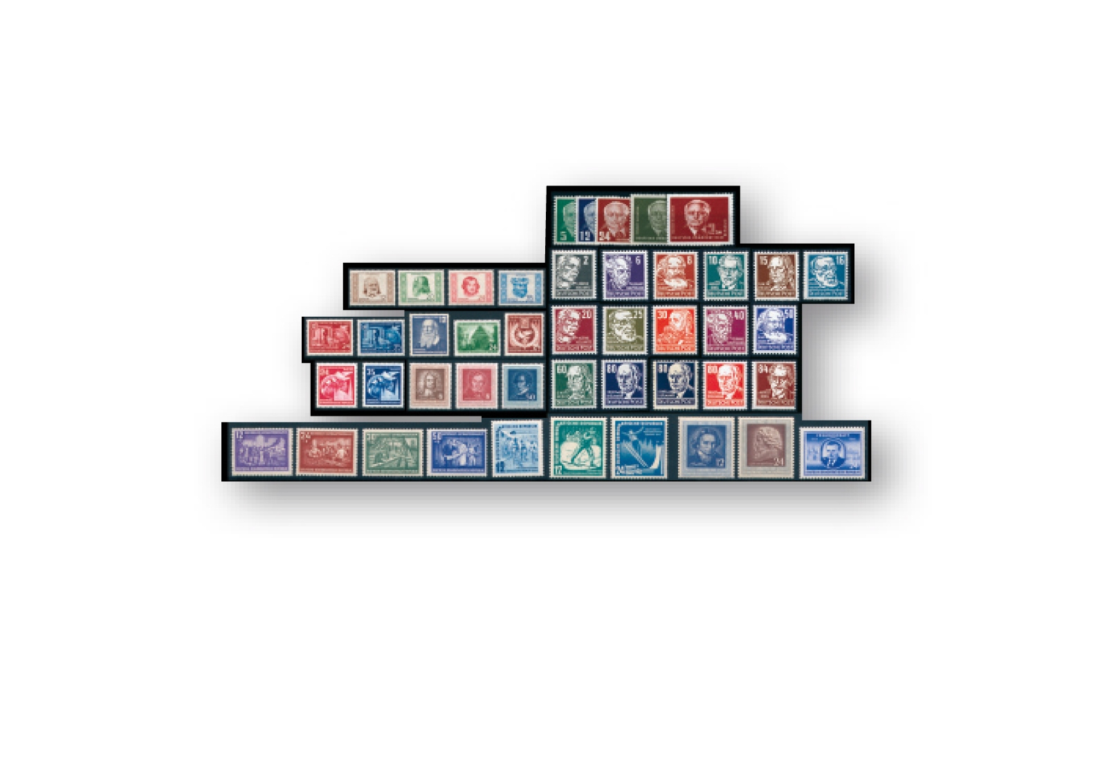 DDR Jahrgang 1952 postfrisch