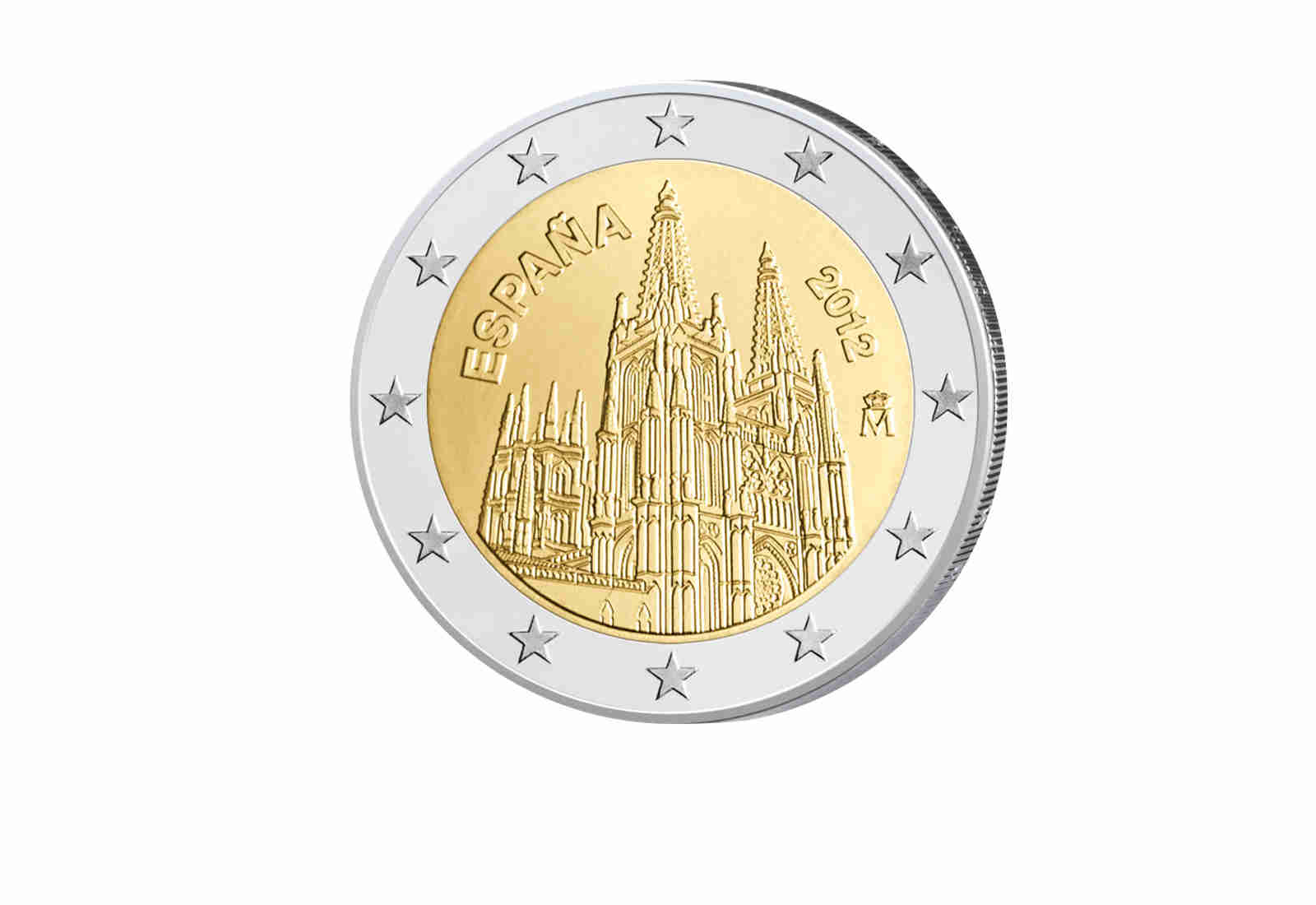 2 Euro 2012 Spanien Kathedrale von Burgos