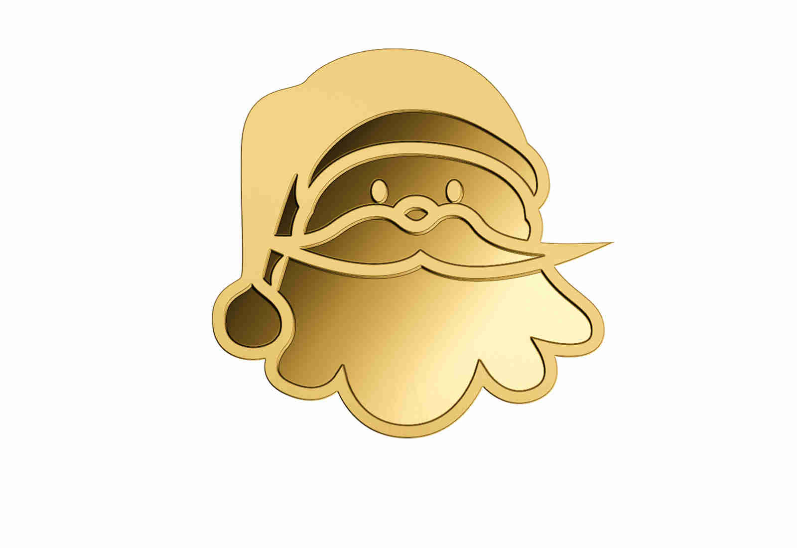Goldmünze Motiv "Nikolaus" 999/1000 Gold Geschenk