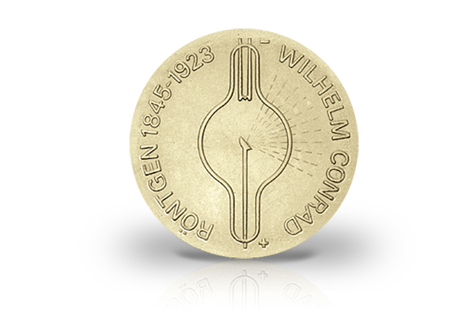 5 Mark Gedenkmünze 1970 DDR Conrad Röntgen Jaeger-Nr. 1530