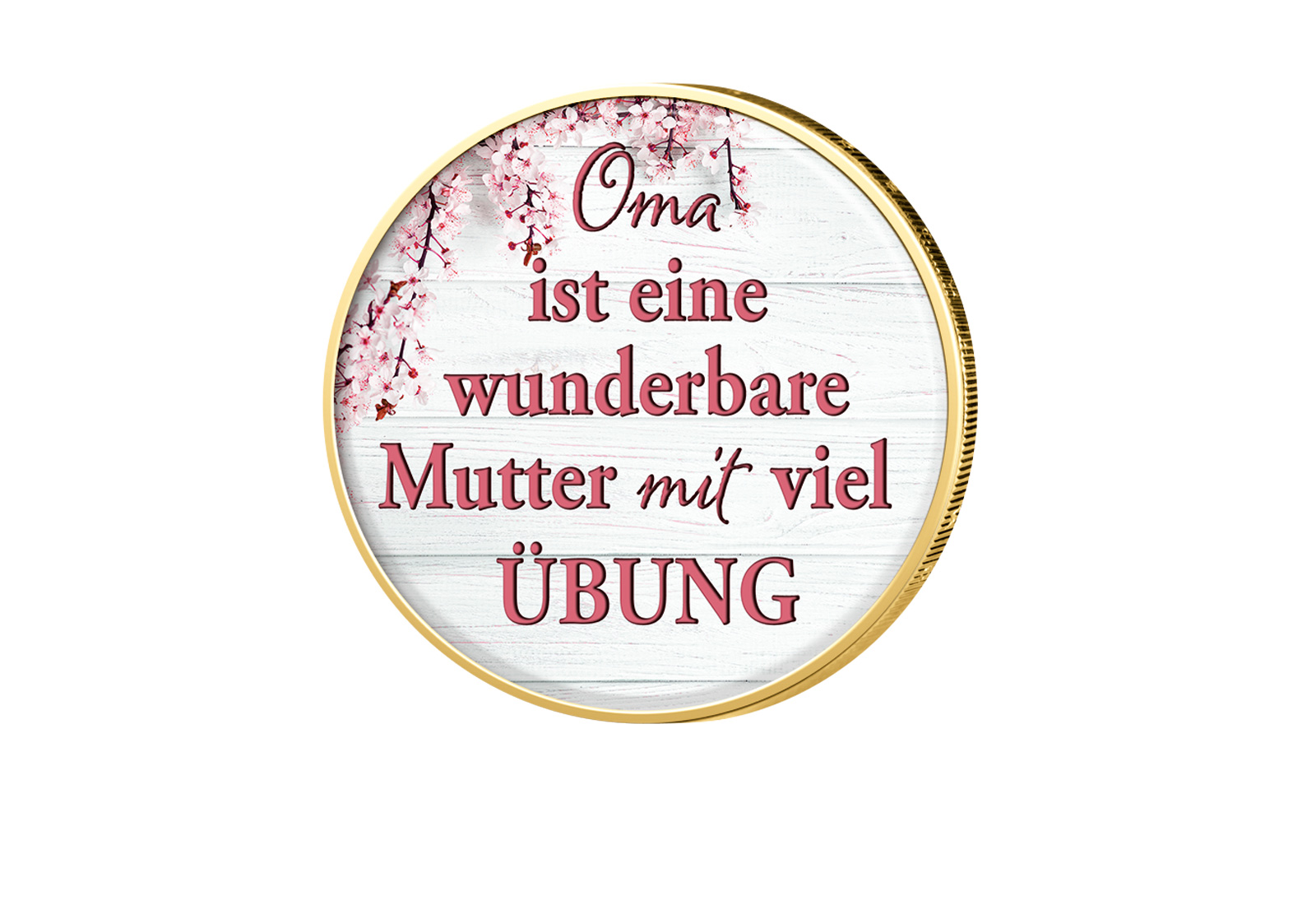 2 Euro vergoldet 2023 mit Farbmotiv Oma