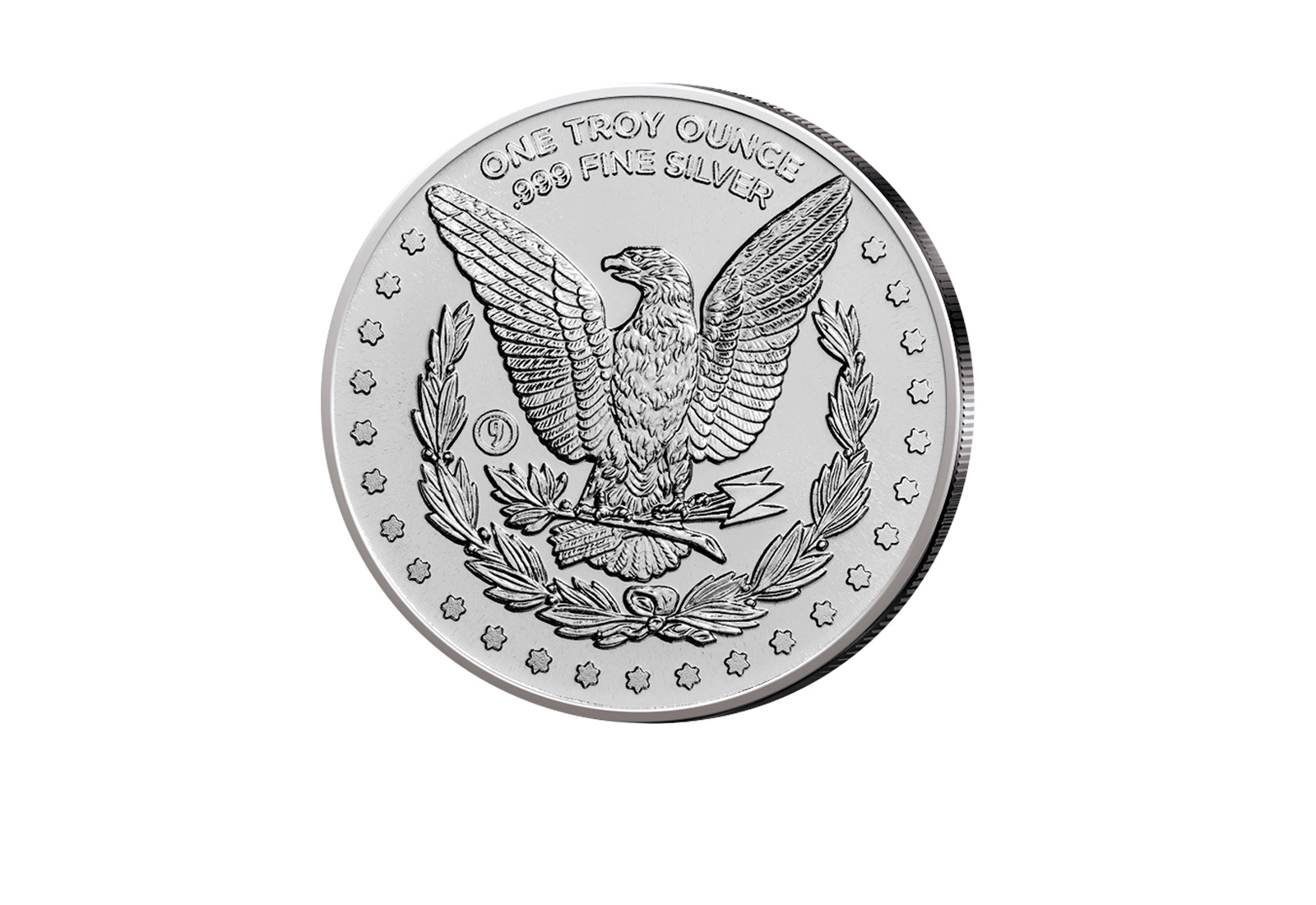 1oz Silver Round Morgan Dollar Design