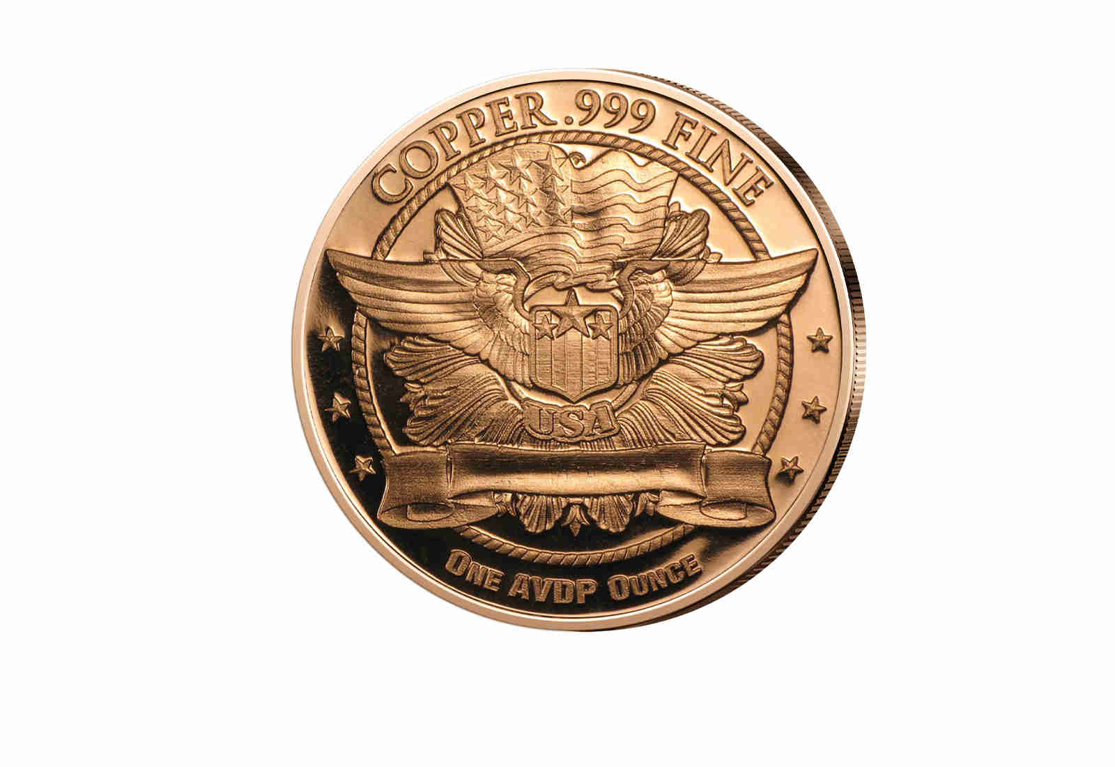 1 oz Kupferausgabe - Standing Liberty in 999er Kupfer