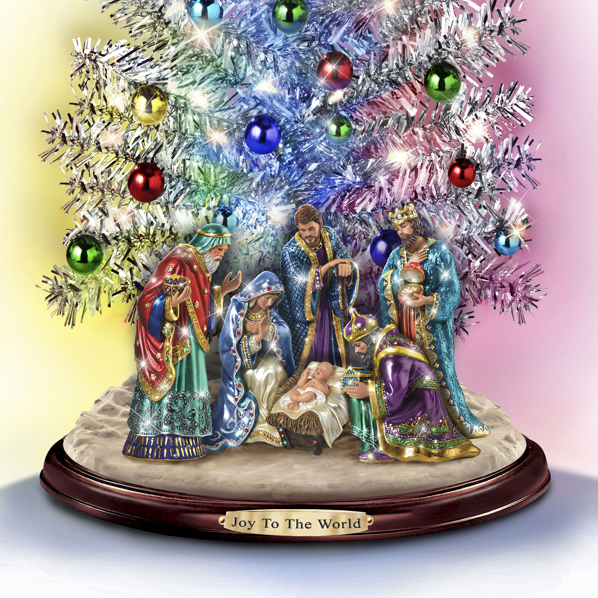 Silbersegen, Freude in der Welt - Tischchristbaum