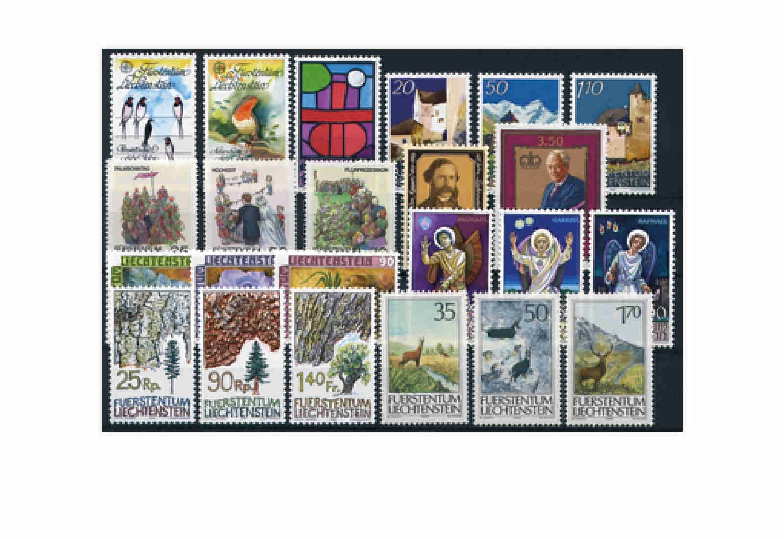 Liechtenstein Jahrgang 1986 postfrisch