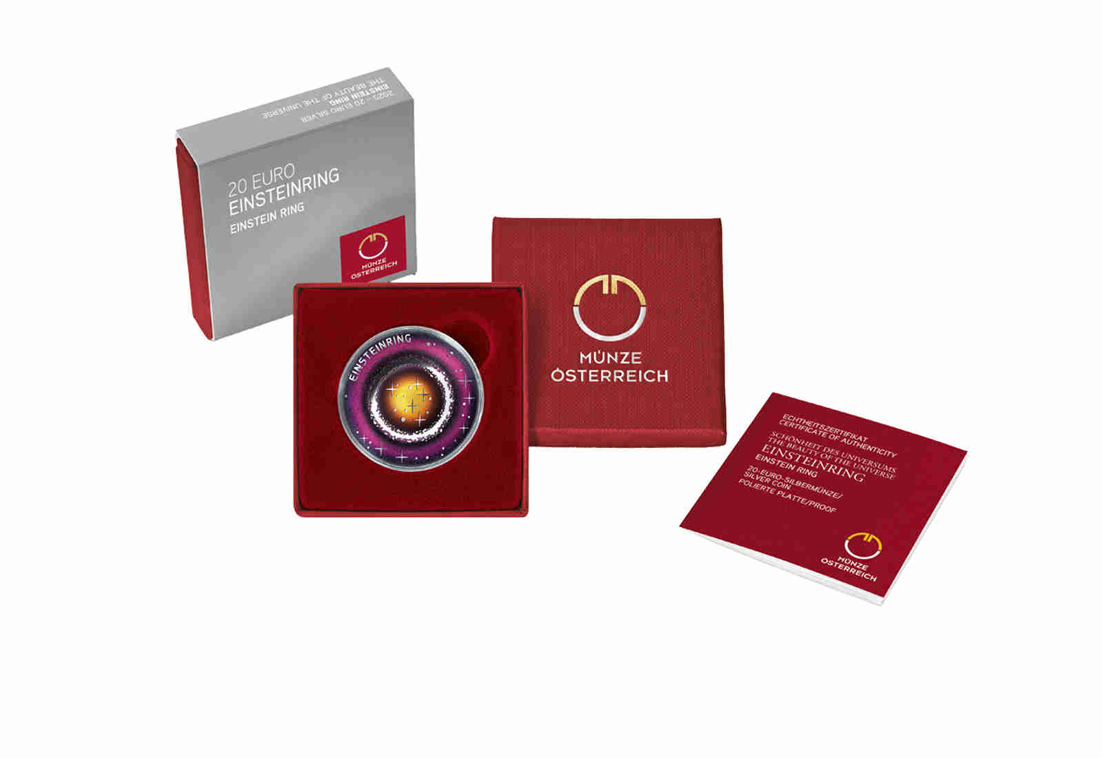 20 Euro Silber 2025 Österreich Einsteinring PP