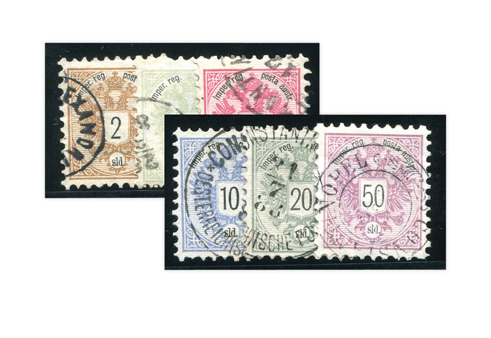 Levante Wappen 1883 Mi.Nr. 8/13 **