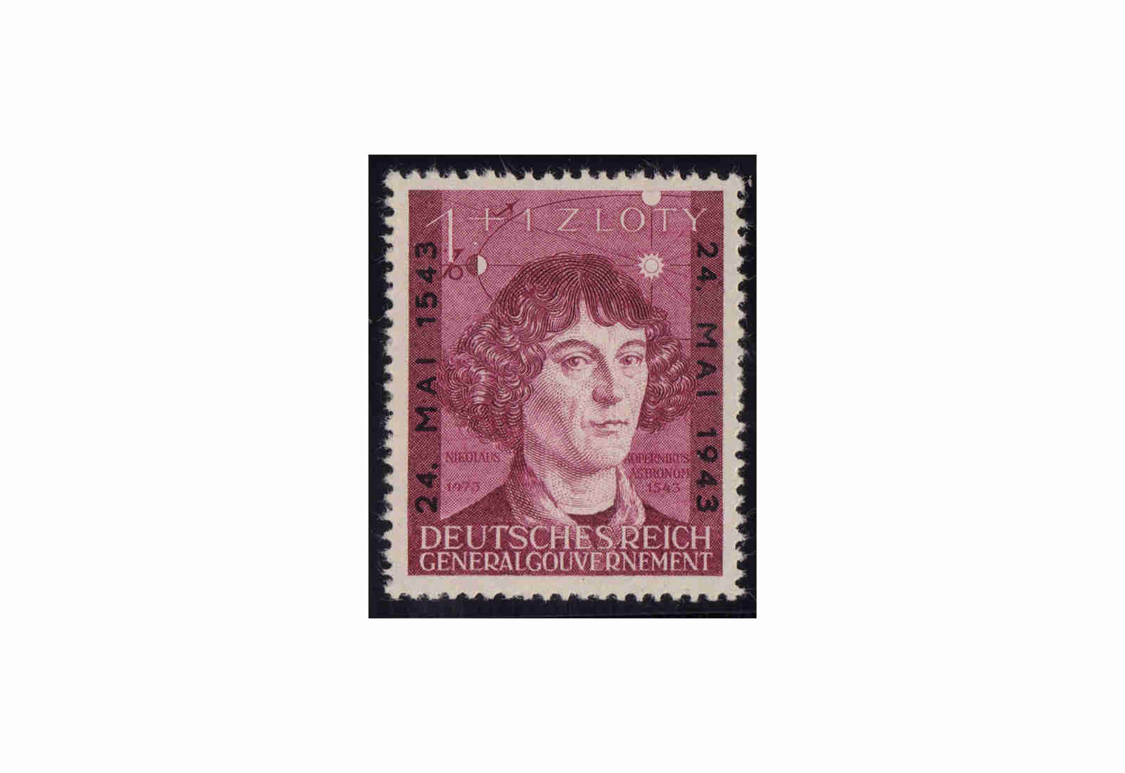 Generalgouvernement 1943: 400.  Todestag von Nikolaus Korpenikus Michel Nr. 104 postfrisch