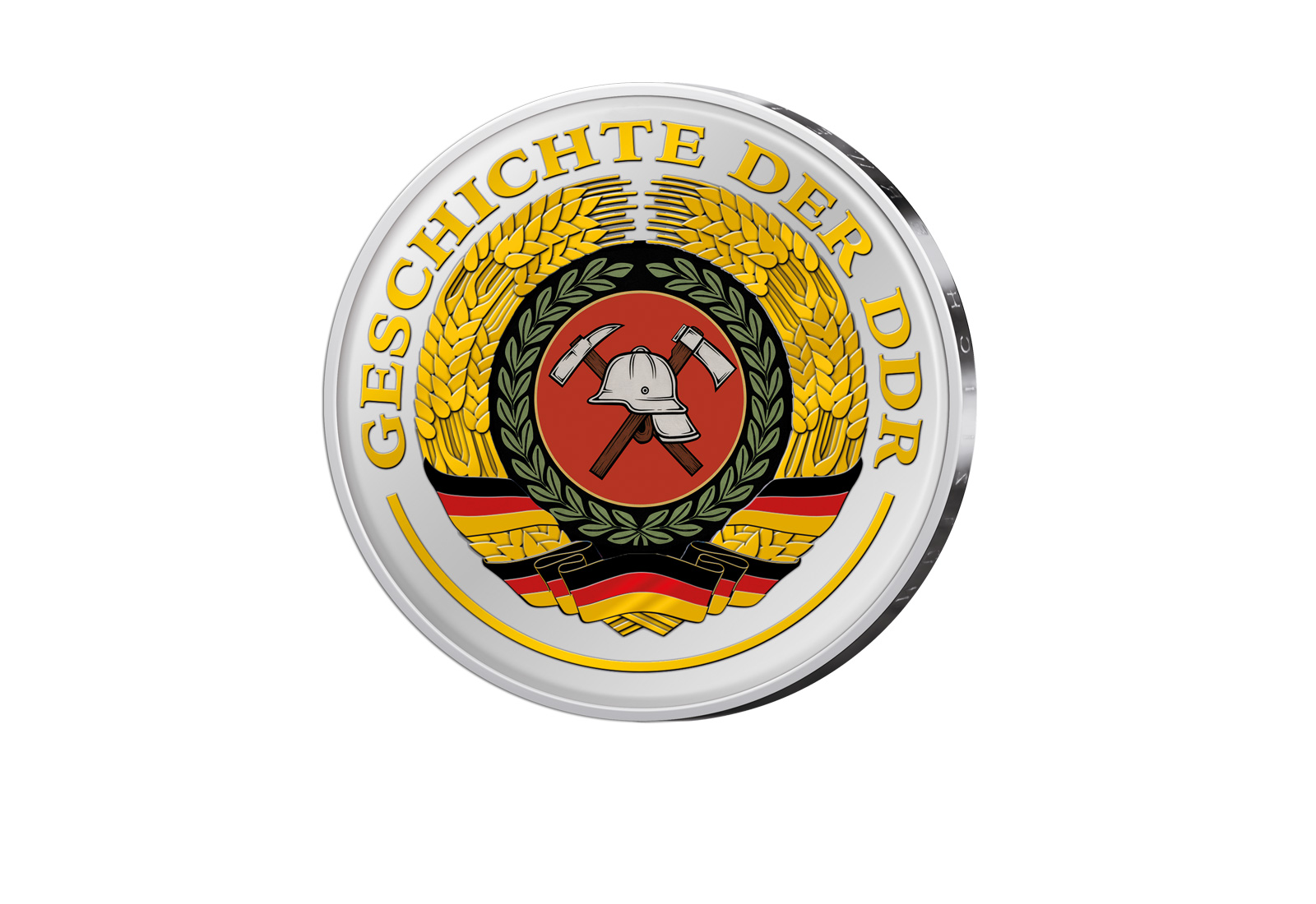 5 Ost-Mark mit Farbapplikation Freiwilligen Feuerwehren