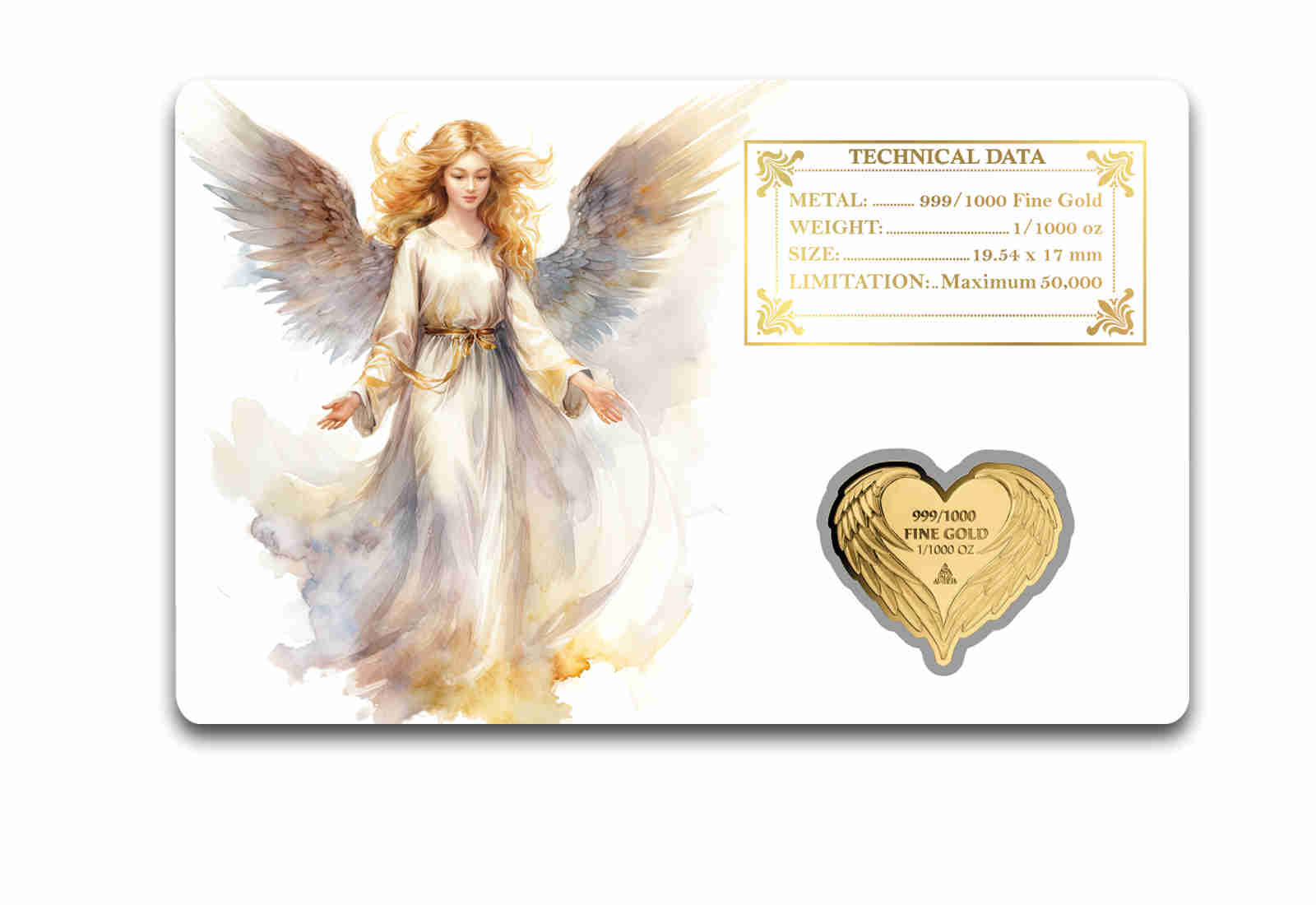 Goldcard Guardian Angel III 999/1000 Gold