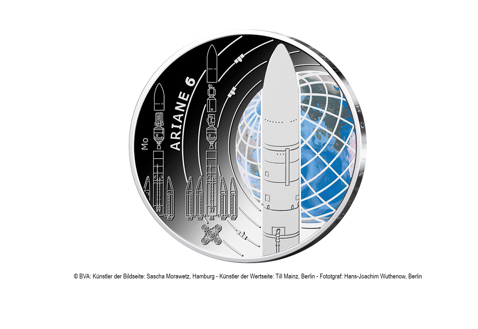 5 Euro 2026 Deutschland Ariane 6 st Prägestätte u. Wahl