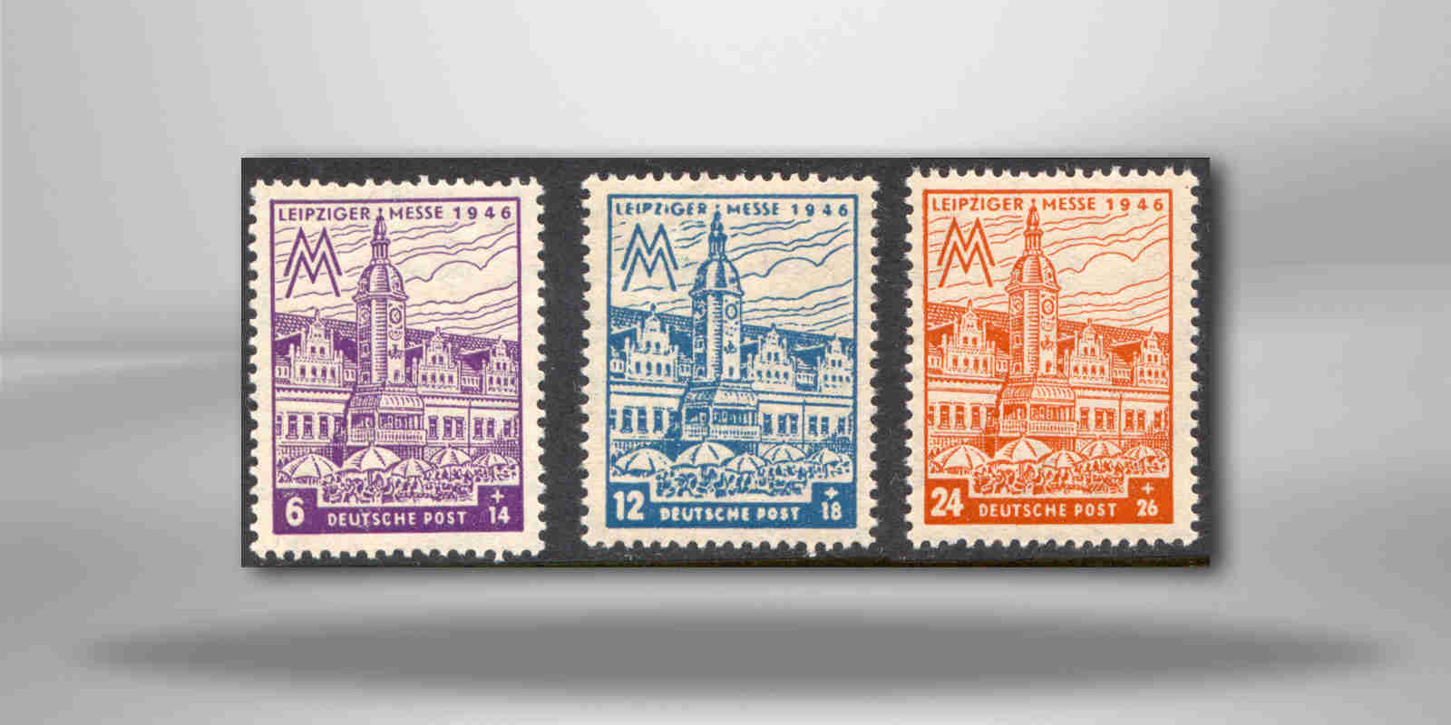 SBZ Michel-Nr. 162/164 AZ postfrisch