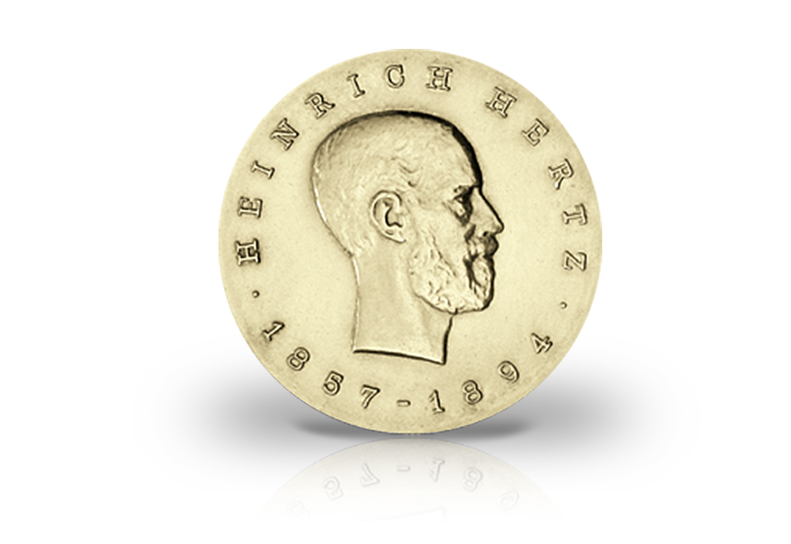 5 Mark Gedenkmünze 1969 DDR Heinrich Hertz Jaeger-Nr. 1526