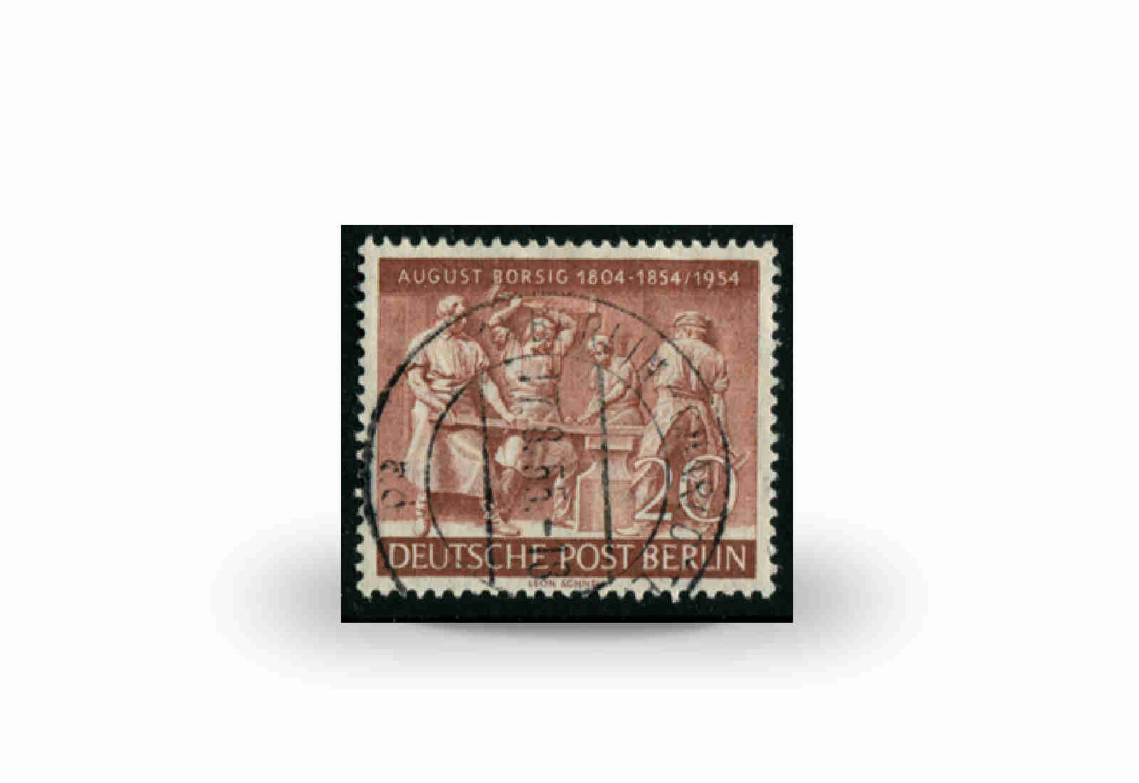 Berlin Michel-Nr. 125 gestempelt August Borsig