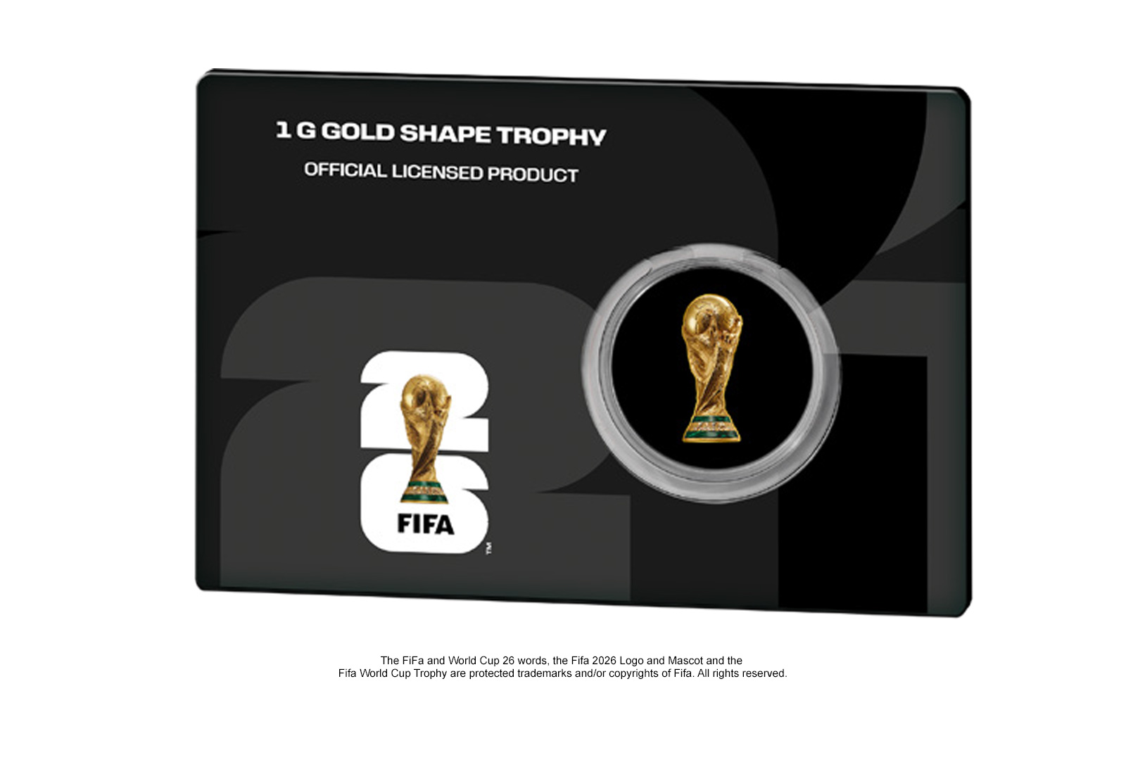 Goldmünze 1 g 2026 Fußball PP