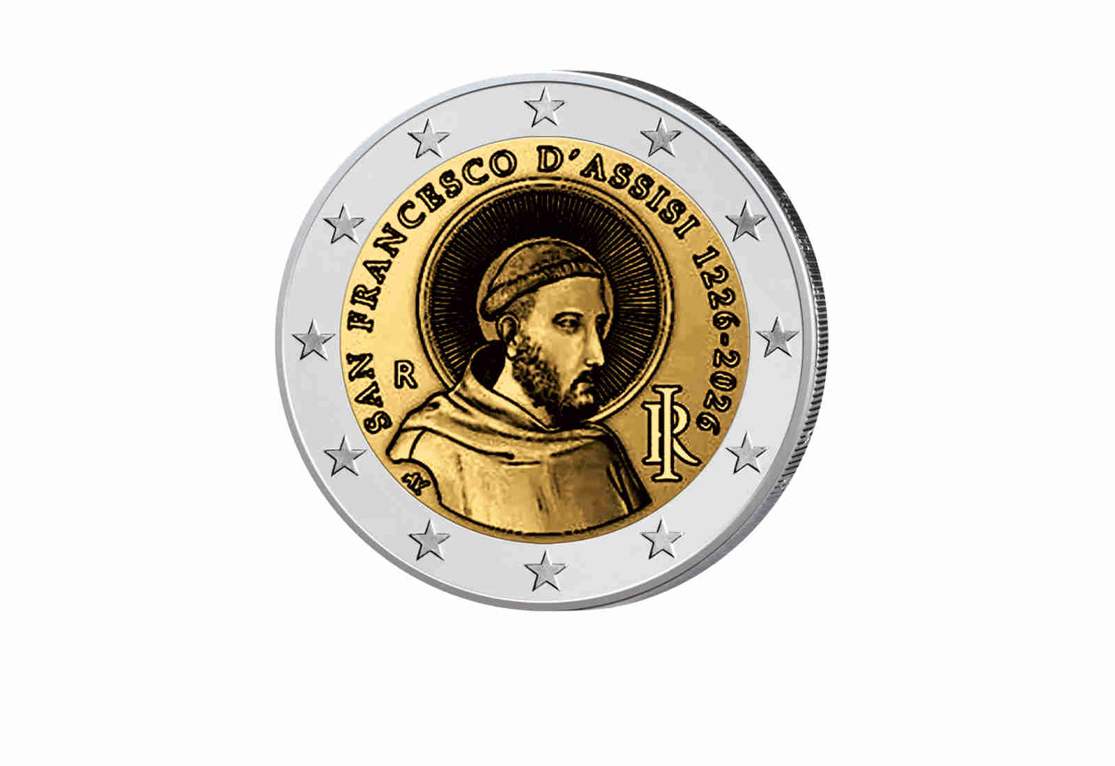 2 Euro 2026 Italien 800. Todestag Franz von Assisi