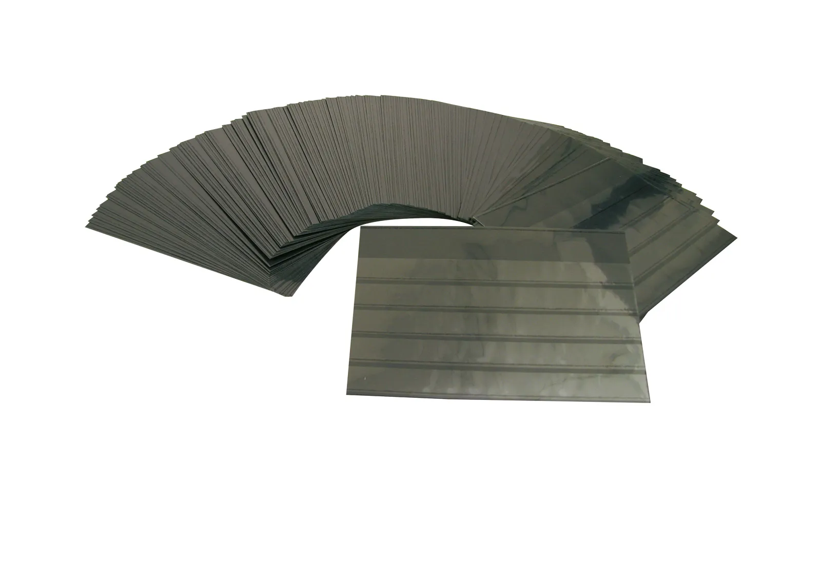 500 Steckkarten DIN A6 für Briefmarken (4 Streifen)