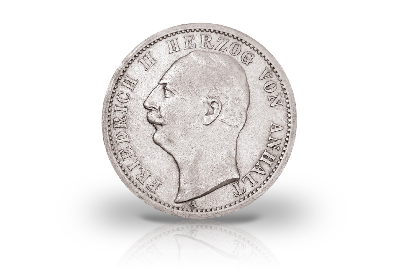 2 Mark 1904 Deutsches Kaiserreich Friedrich II. Herzog von Anhalt Jaeger-Nr. 22