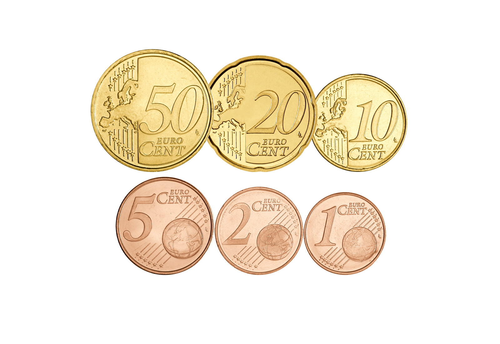  Kurzsatz 2015 Vatikan 1 Cent - 50 Cent st