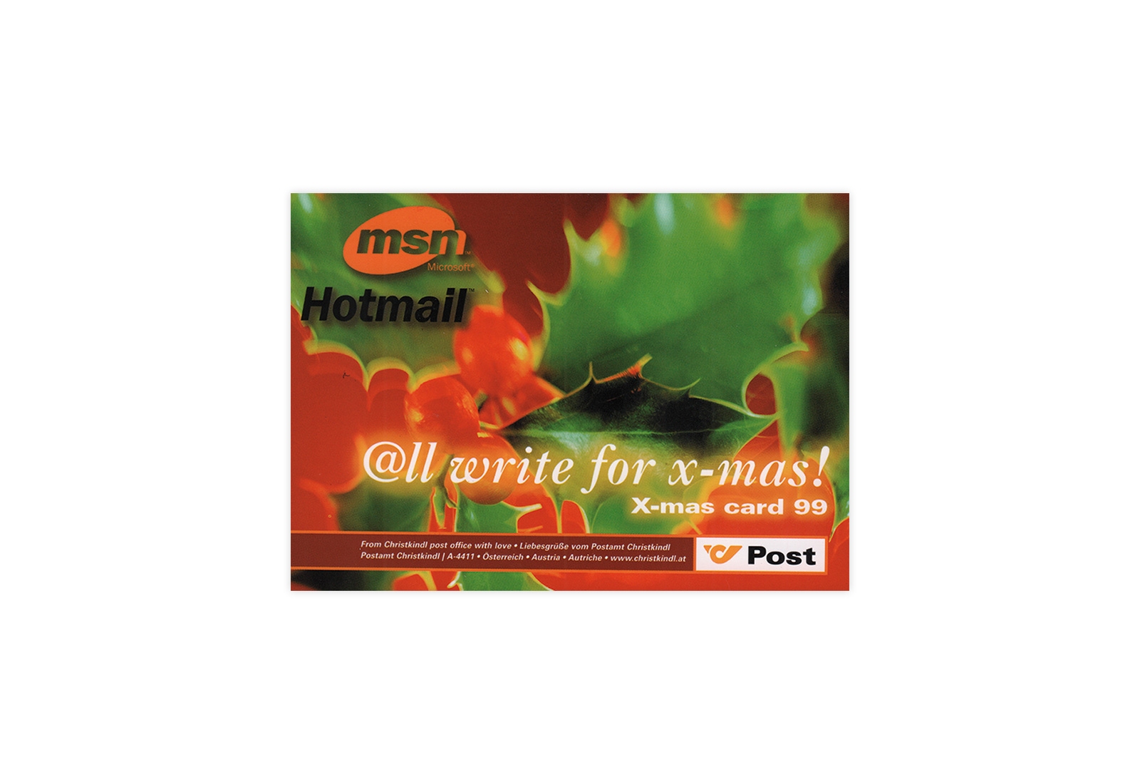 Österreich Internet-X-Mas-Card 1999/2000 (Motiv A)