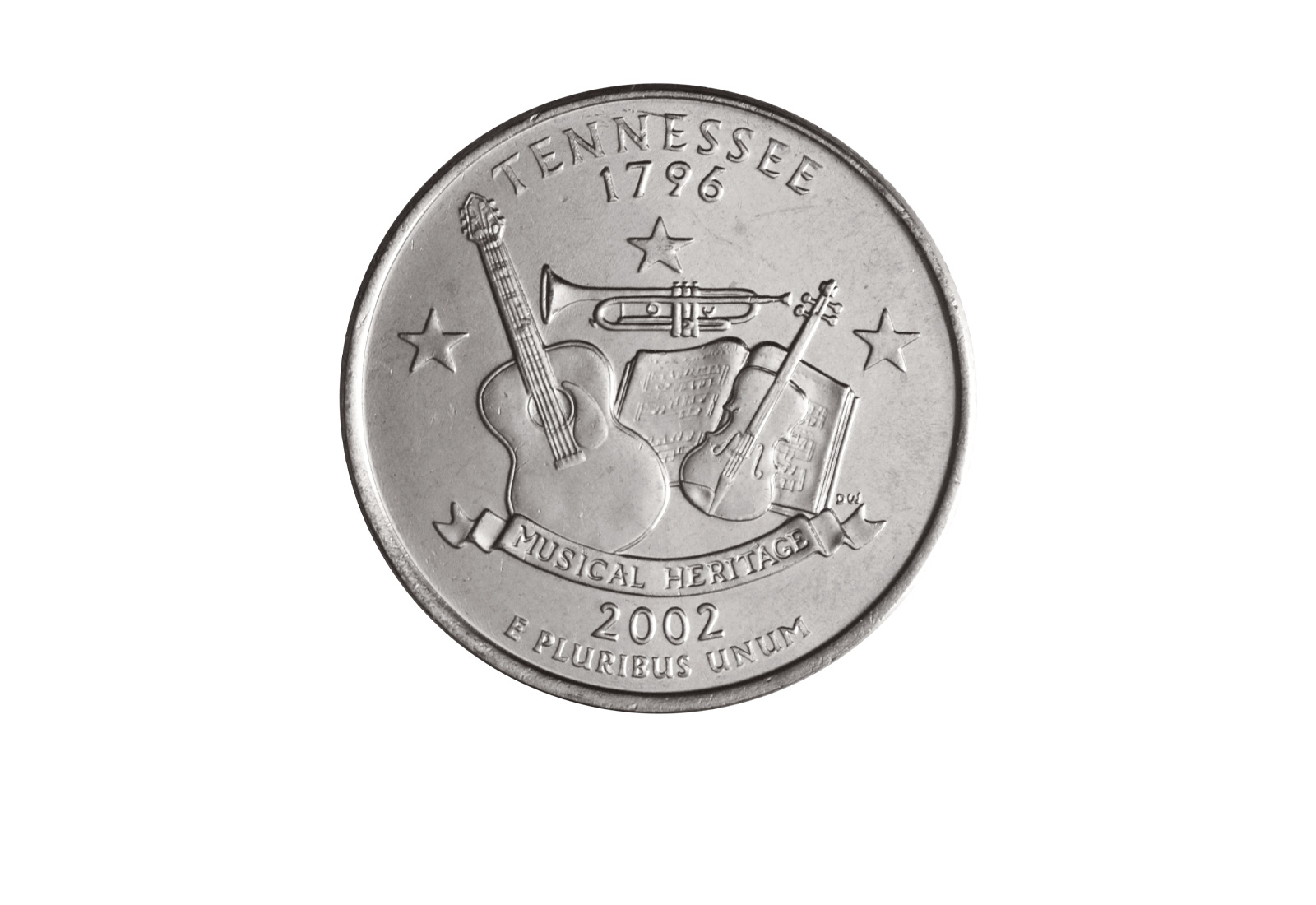 Quarter Dollar 2002 USA Tennessee Prägestätte P