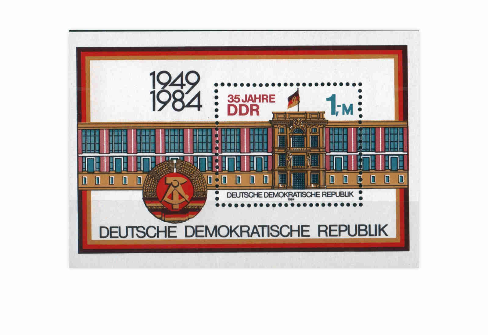 DDR Block 77 Staatsratsgebäude Berlin 1984 **