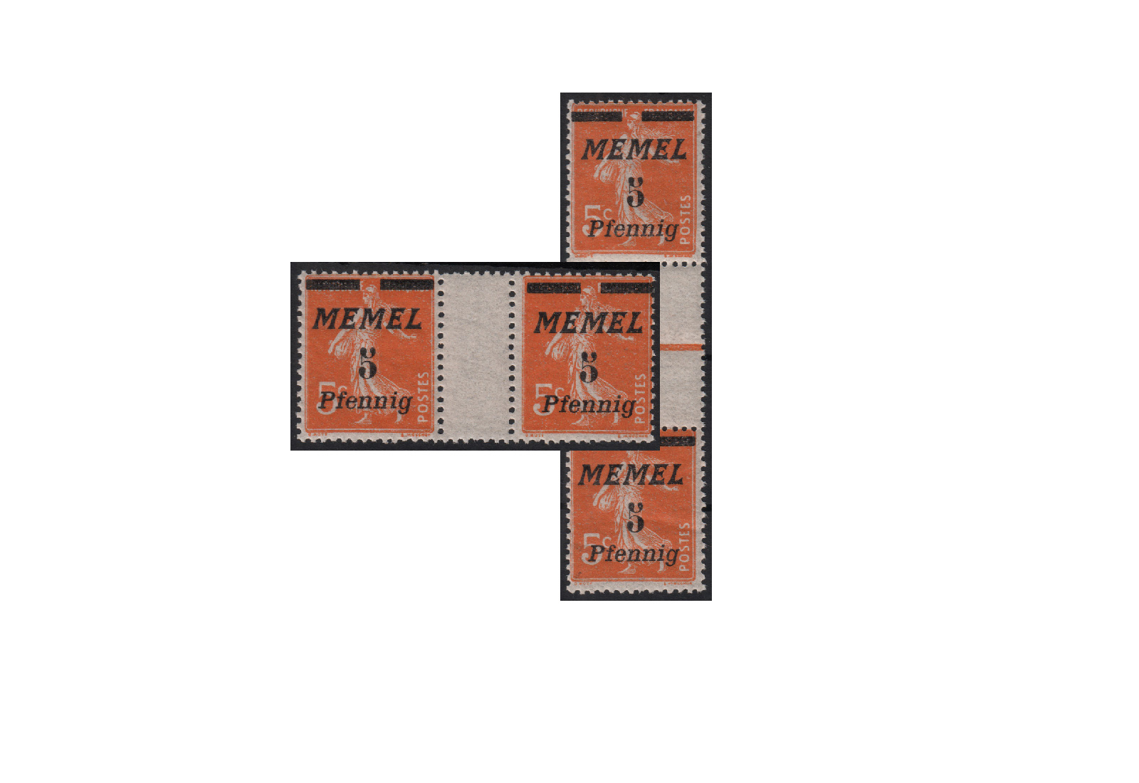 Deutsches Reich Memelgebiet 1922 Michel Nr. 52 ZW+ZS postfrisch