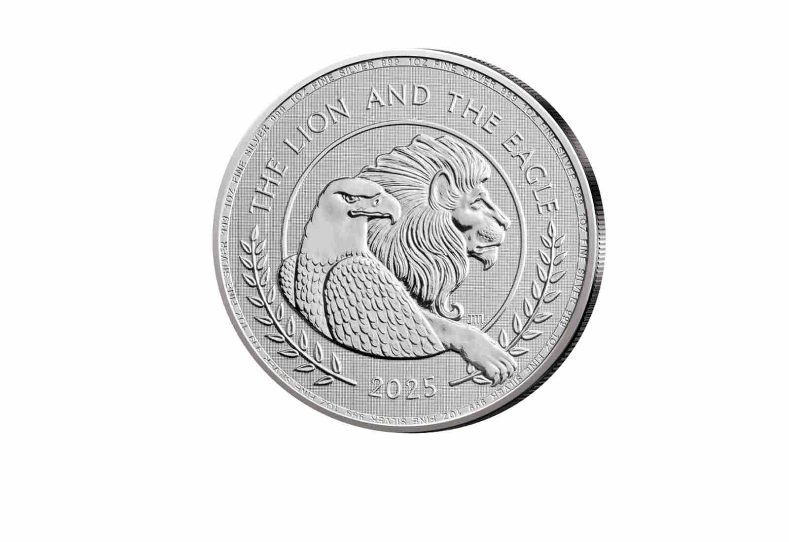 Großbritanien 2025 1 oz Silber Der Löwe und der Adler