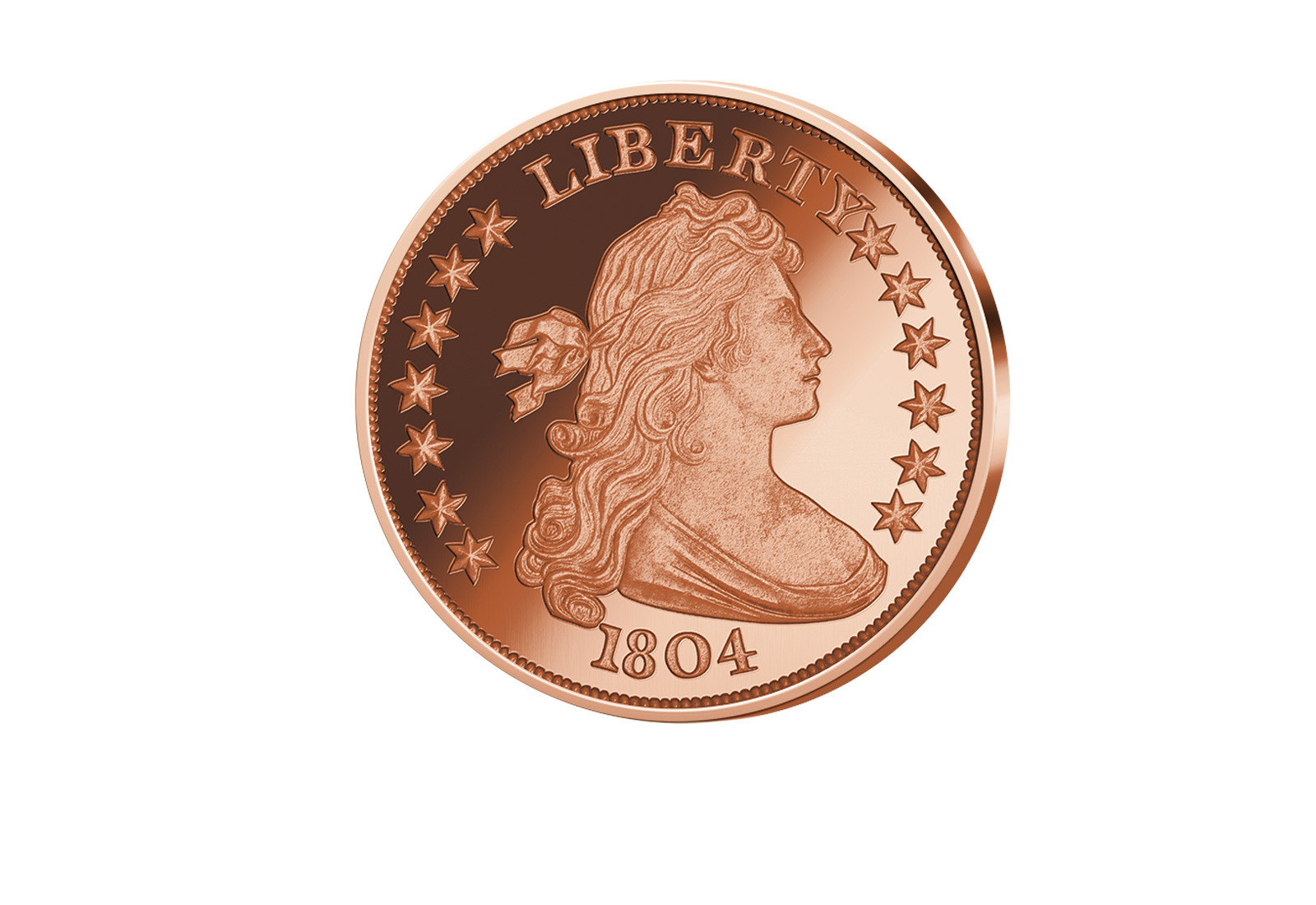 1 oz Kupferausgabe Draped Bust 1804