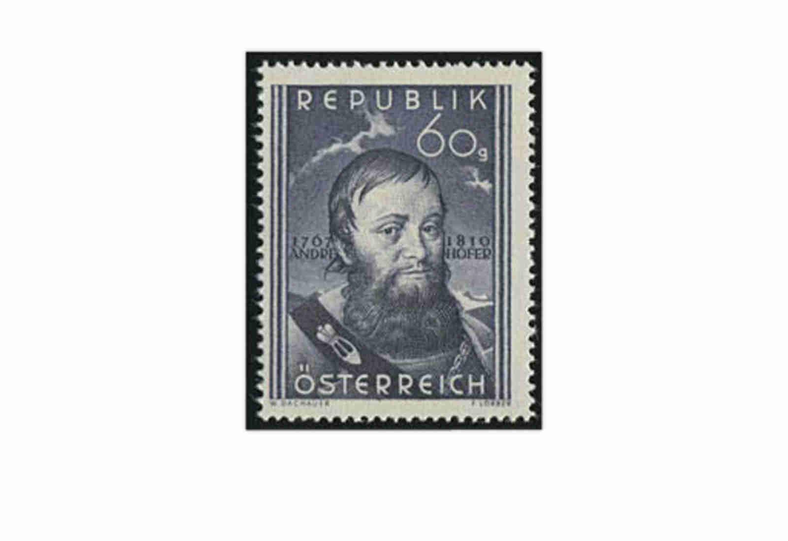 2.Republik Österreich Andreas Hofer Mi.Nr. 949 Falz