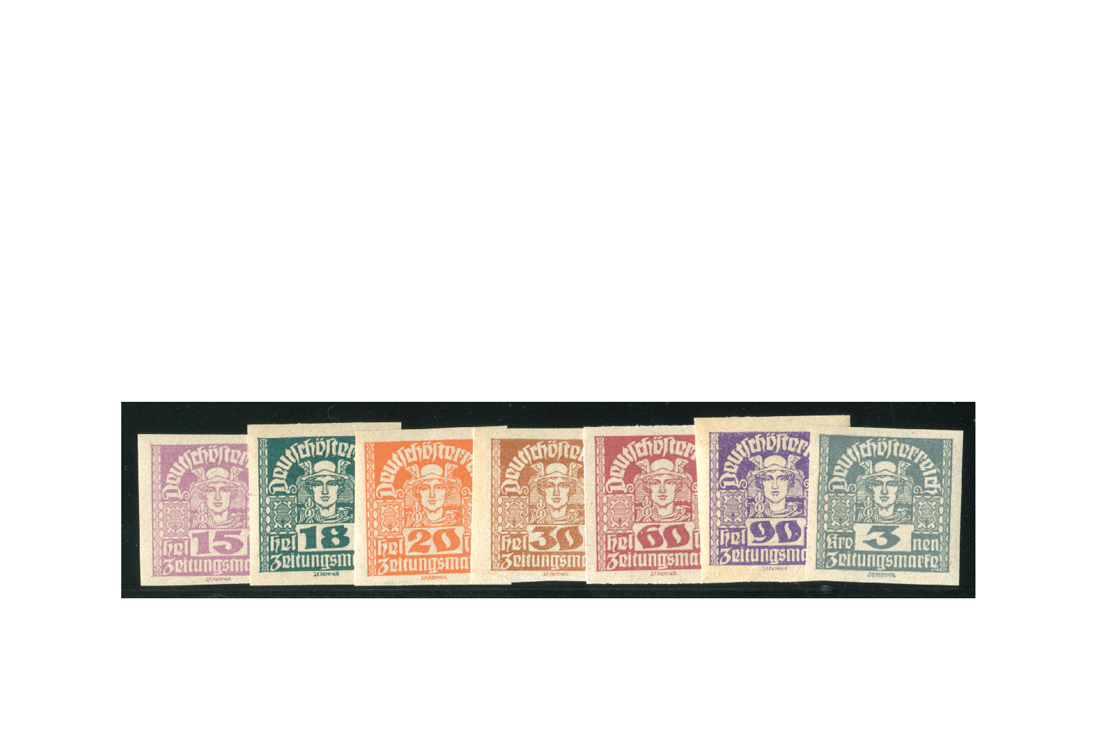 Briefmarken Österreich Freimarken 1920-1921 Michel-Nr. 301-311 y postfrisch