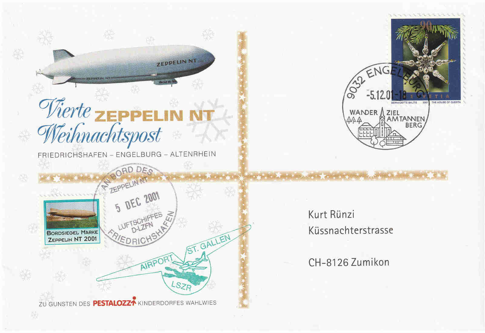 Zeppelin Beleg 2001