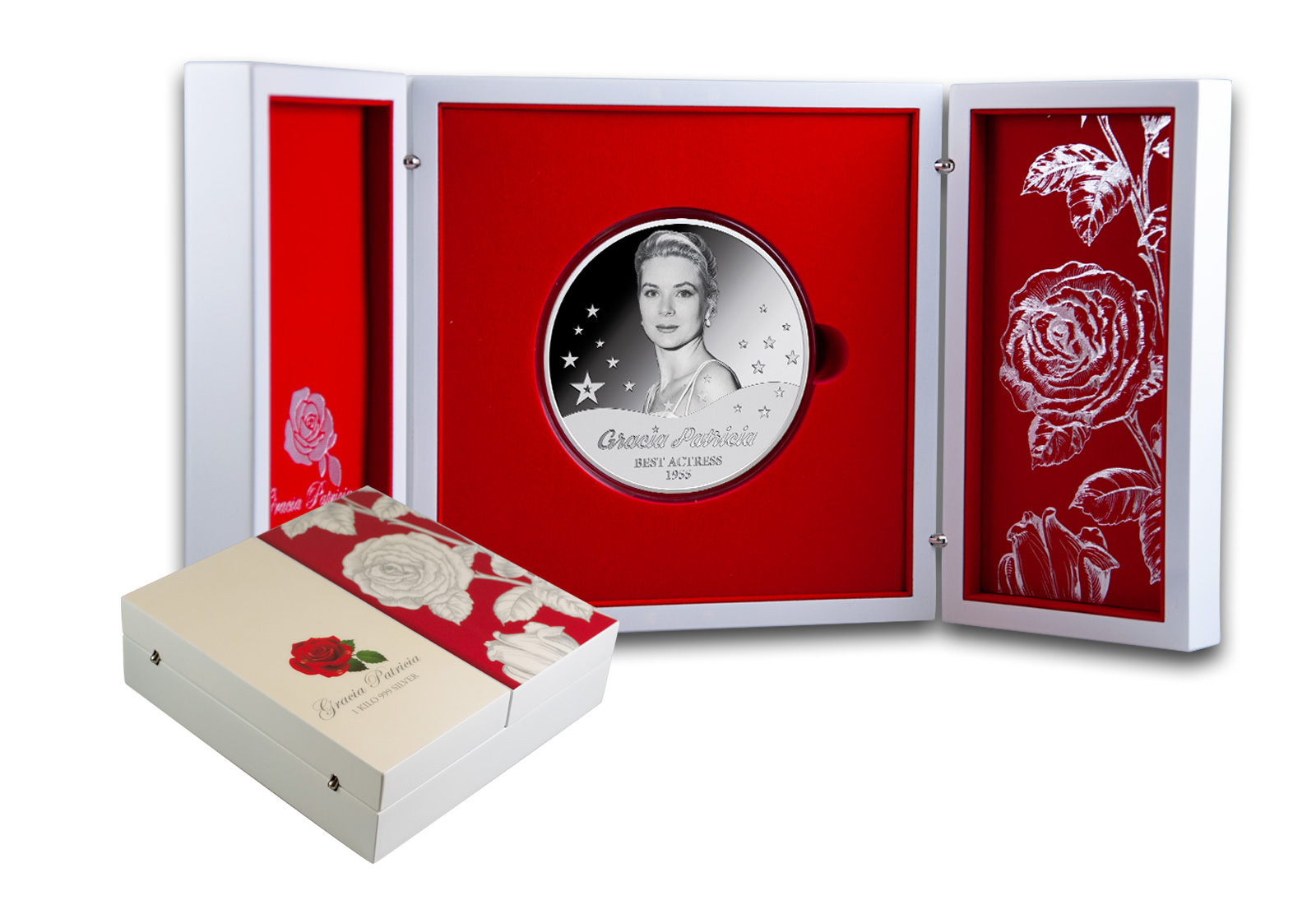 Gracia Patricia 70 Jahre Oscarverleihung - 1/2 Kg 999/1000 Silber