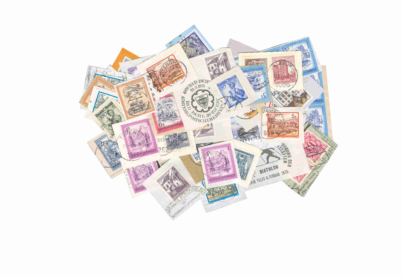 Briefmarken Österreich 500g Kiloware