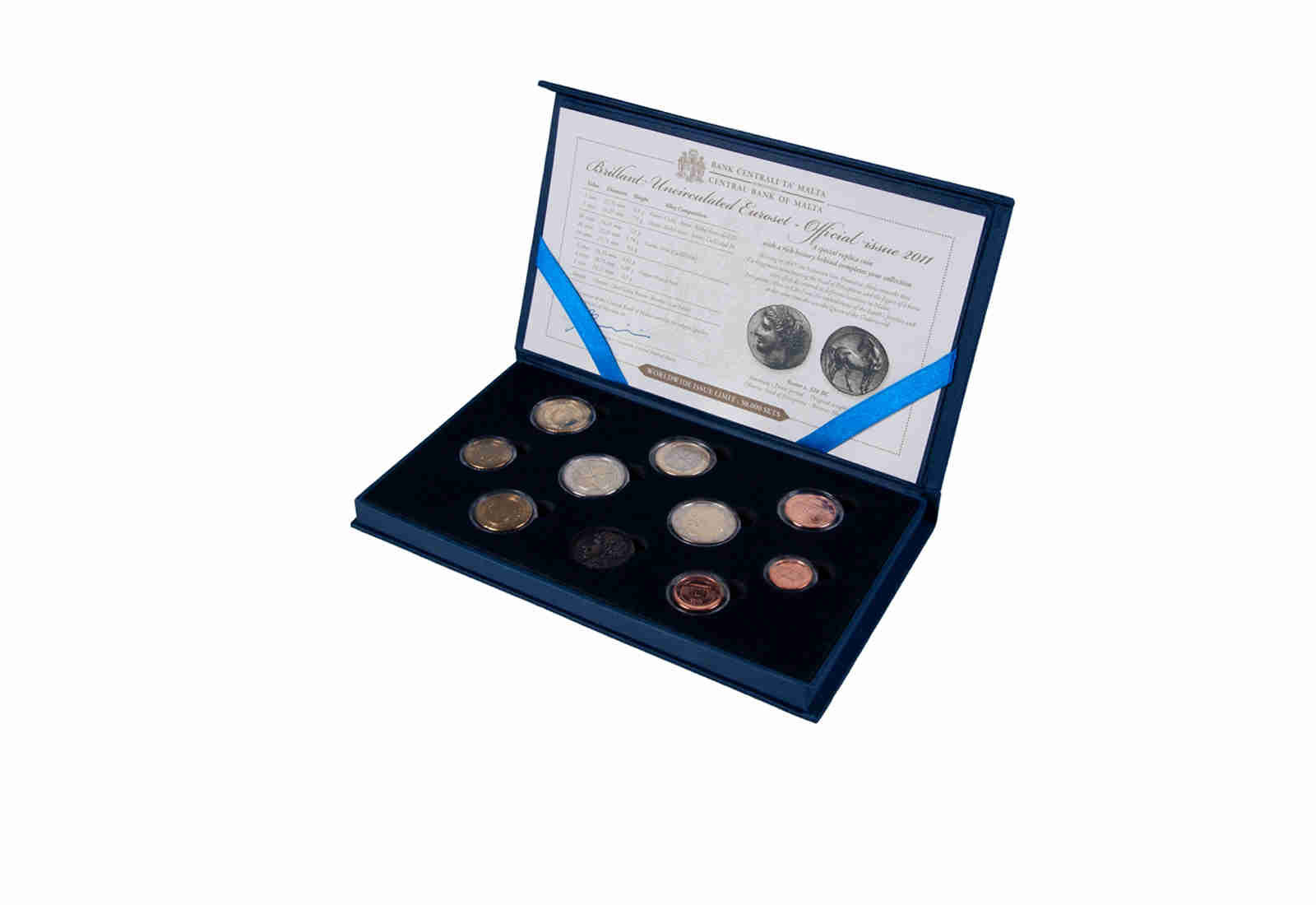 Kursmünzensatz 2011 Malta st im Blister inkl. 2 Euro Sondermünze