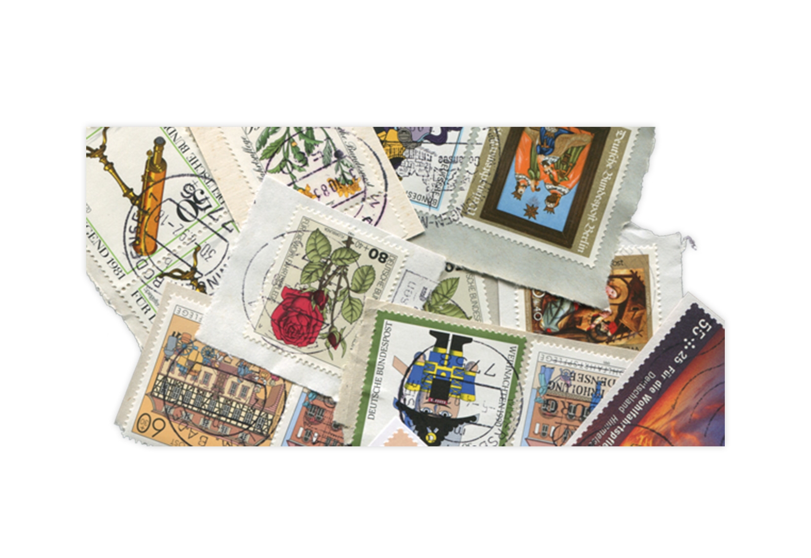 BRD Briefmarken 100 g Zuschlagsmarken