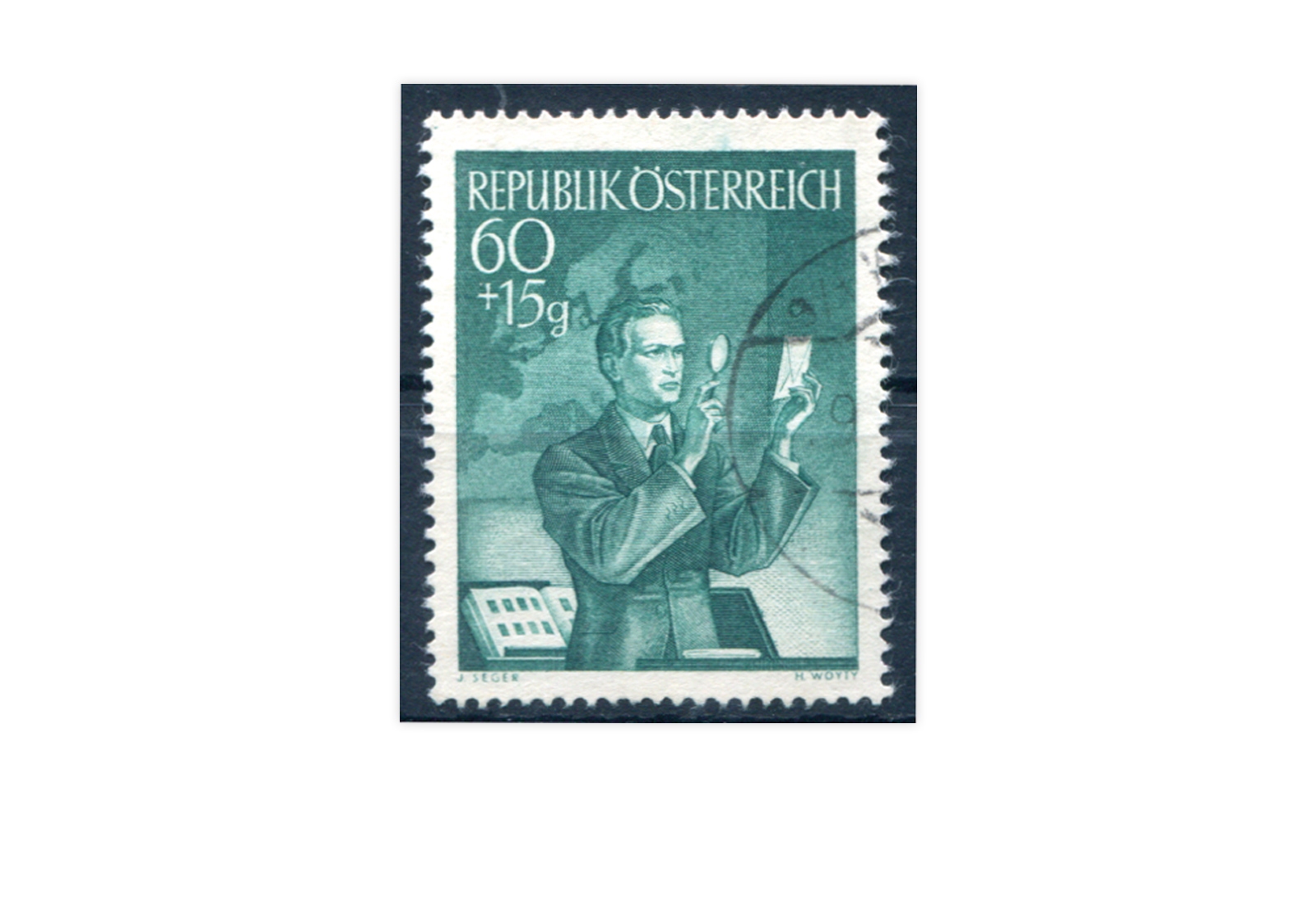 Österreich Mi.Nr. 957 Tag der Briefmarke 1950 gestempelt