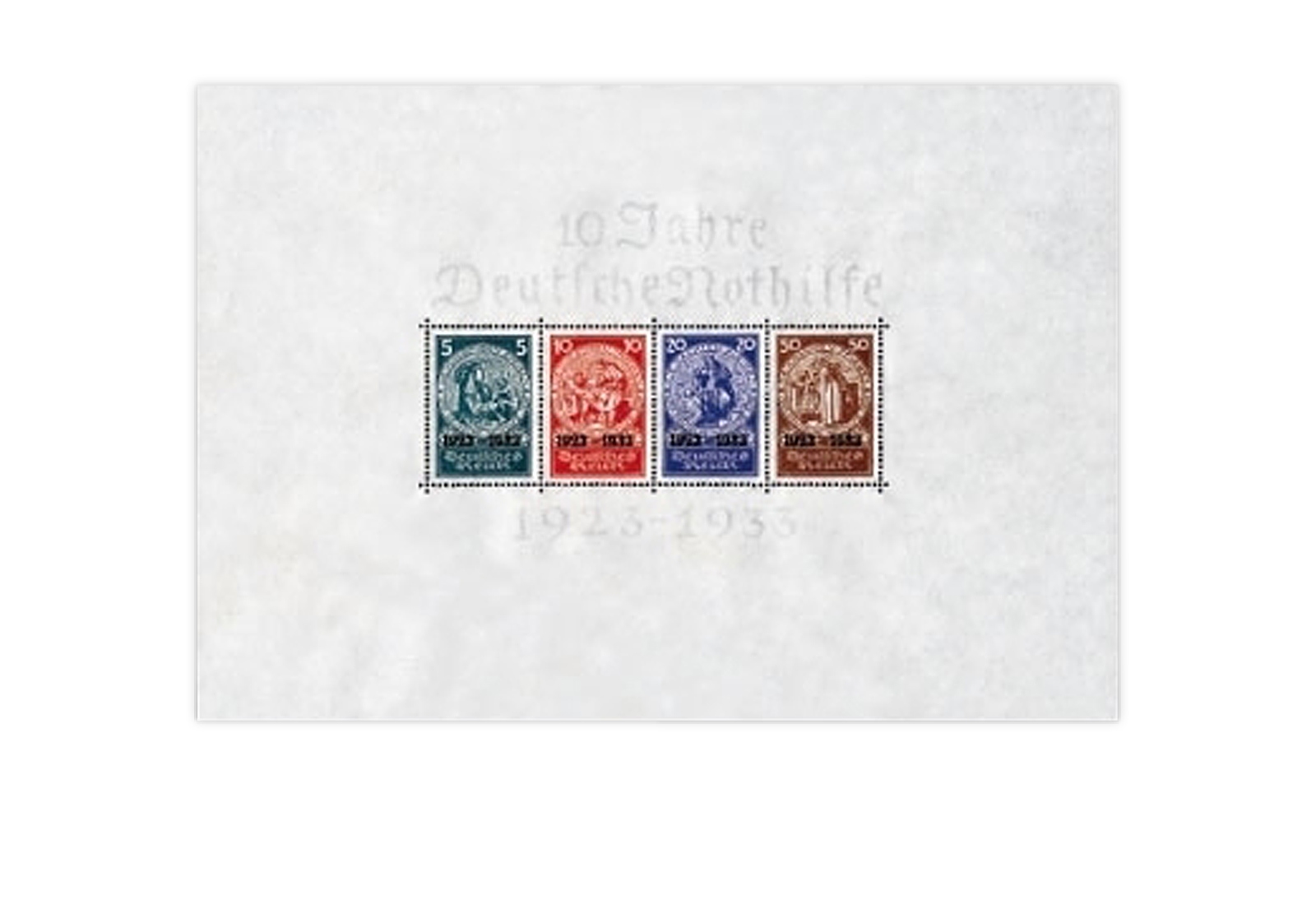 Deutsches Reich Nothilfe 1933 Block 2 postfrisch geprüft